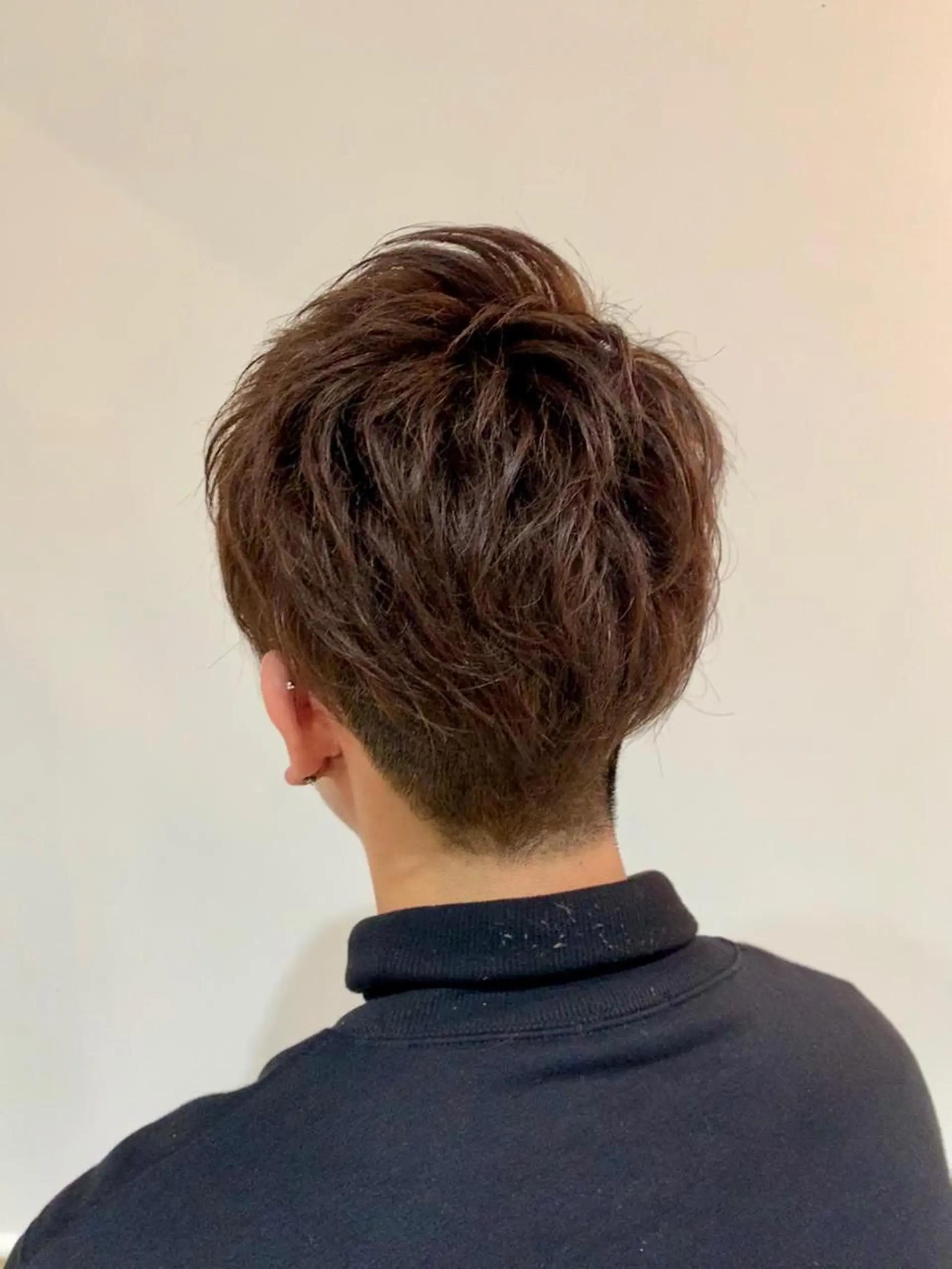 ショート カラー メンズ 新井啓介 宇都宮美容師のヘアスタイル