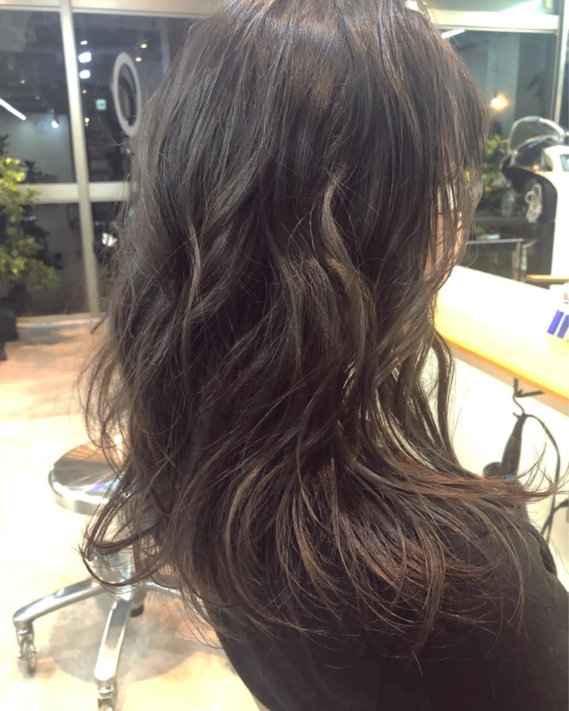 セミロング パーマ パーマ美容師 hanaのヘアスタイル