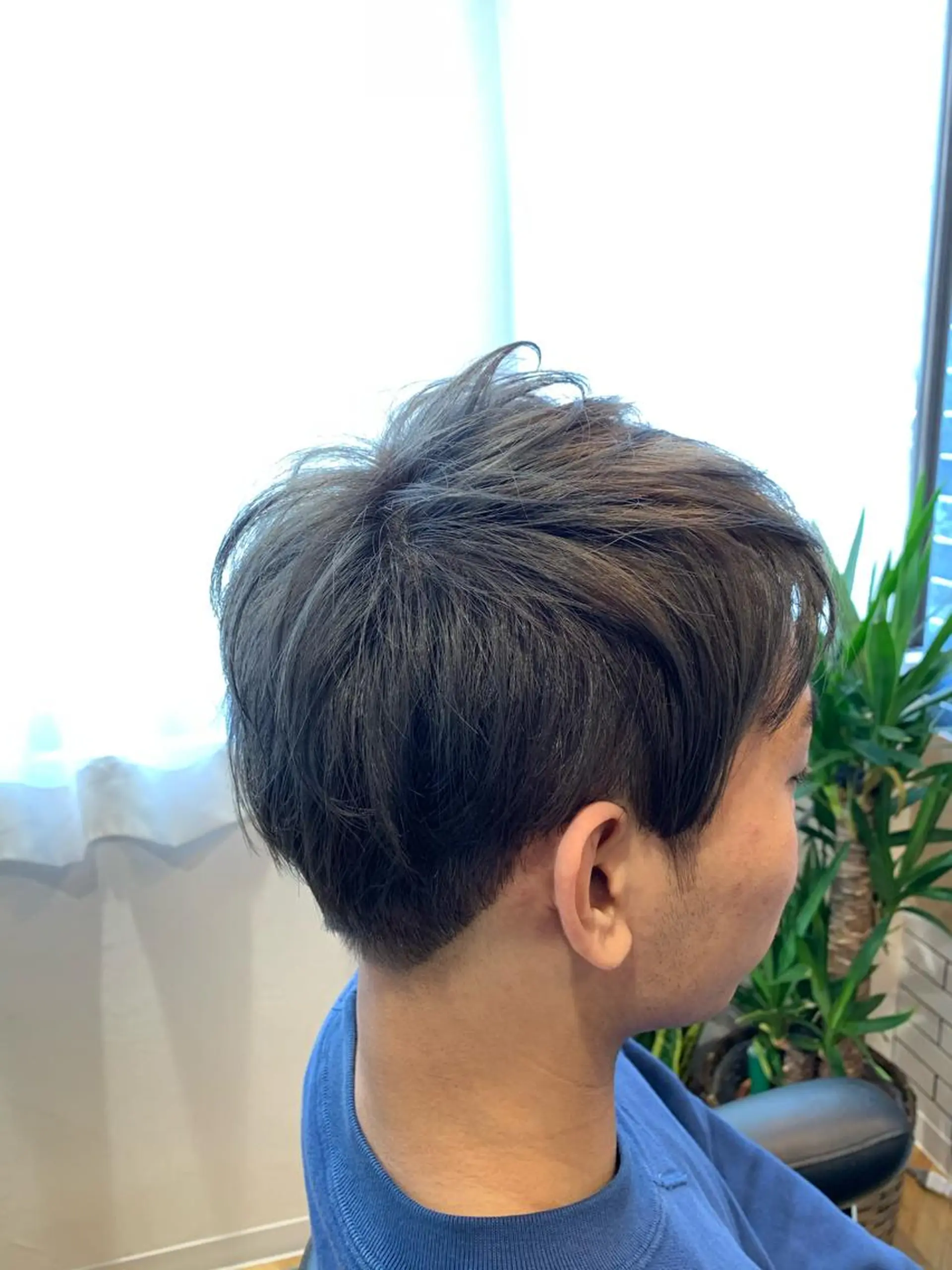 ショート メンズ マッシュ ショートヘア カット 川野 賢のヘアスタイル