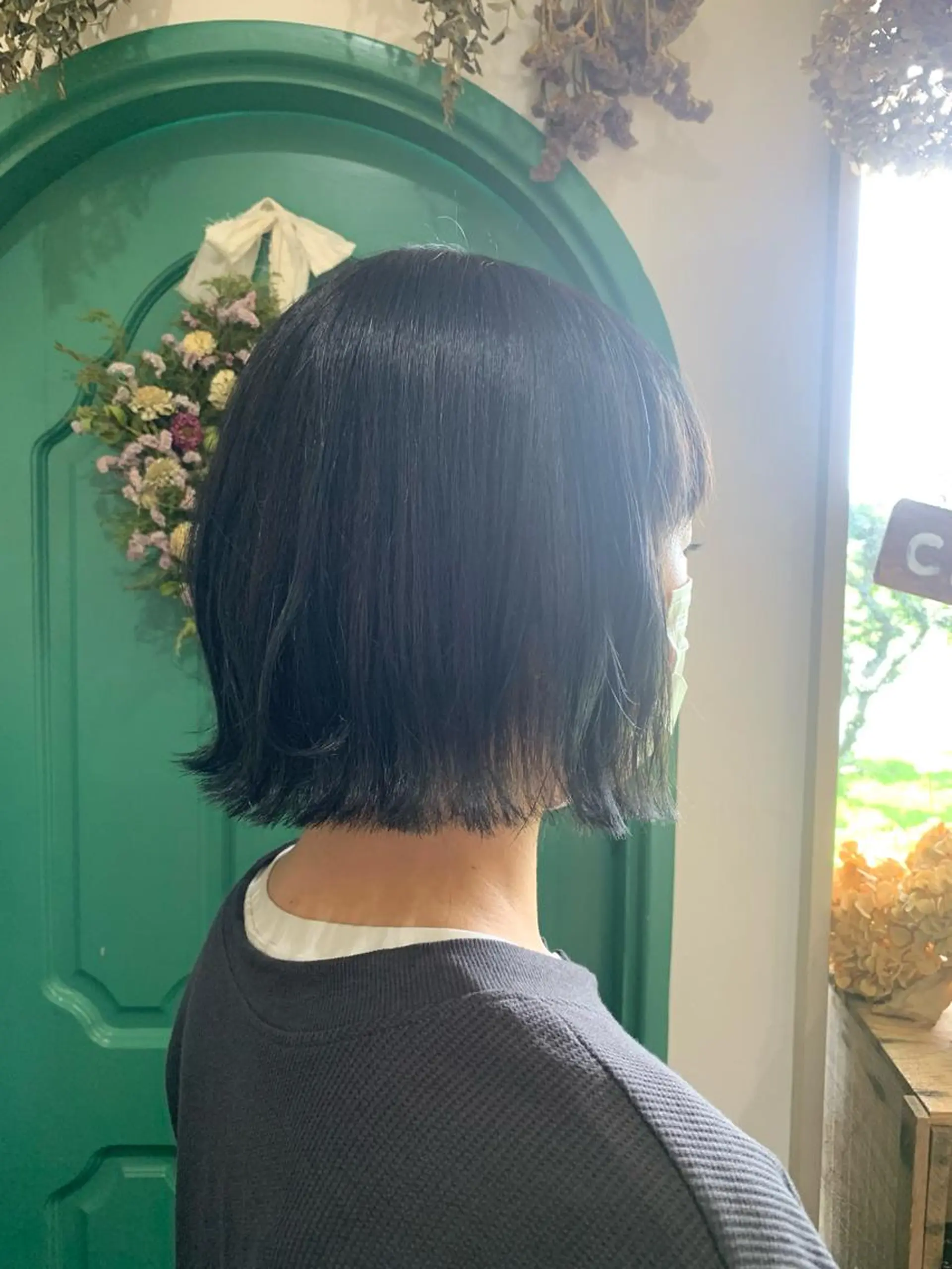 ショート 切りっぱなしボブ ボブ カット ヘアカラー 佐藤 美咲のヘアスタイル