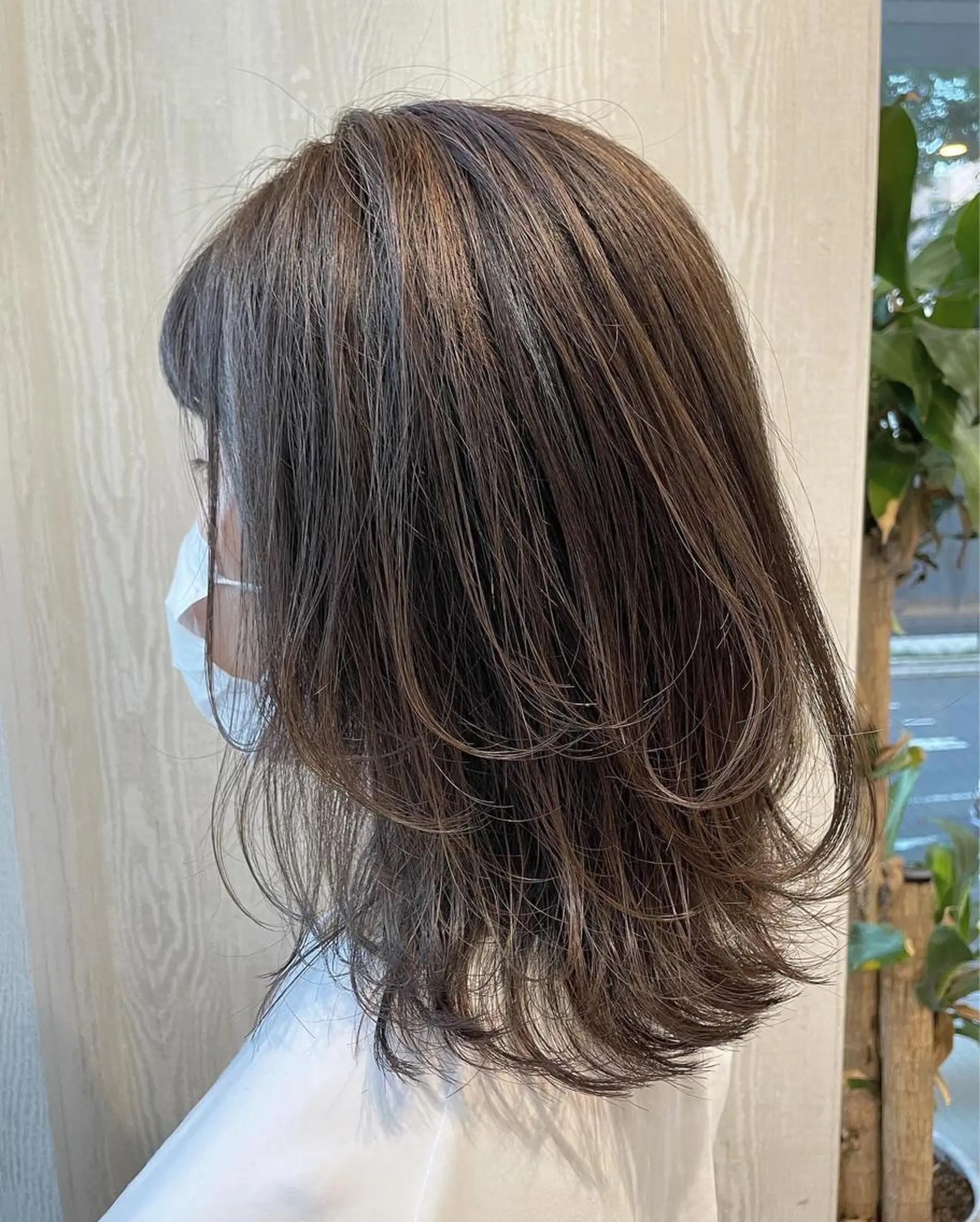 ミディアム カラー アッシュ ブラウンカラー 透明感カラー モカブラウン 外国人風カラー カット ヘアカラー トリートメント 河合秀明/ショート /ボブ/レイヤーのヘアスタイル