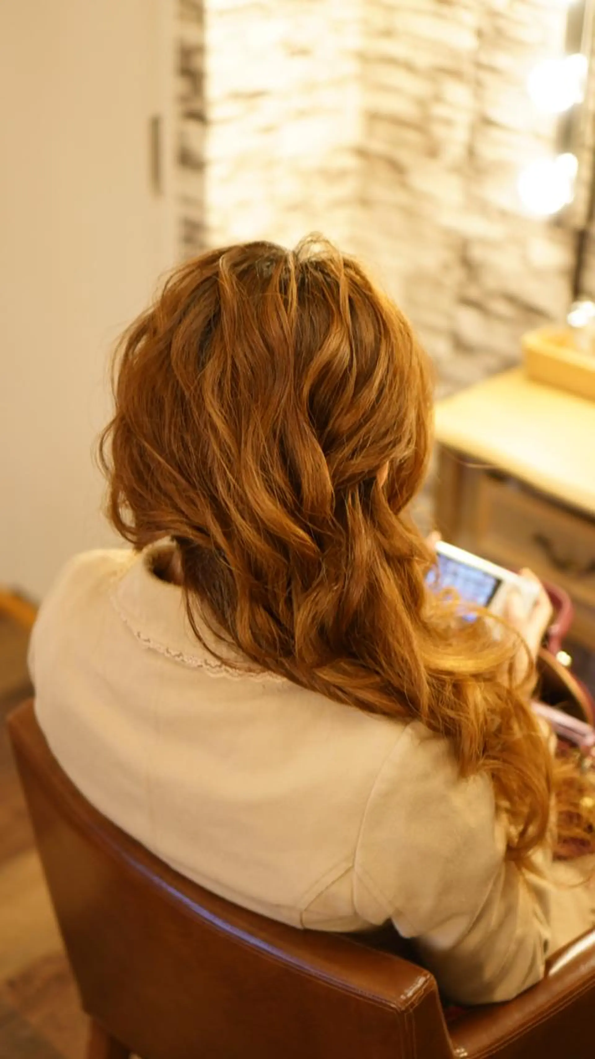 ロング カラー ヘアアレンジ hair make  Lucciのヘアスタイル