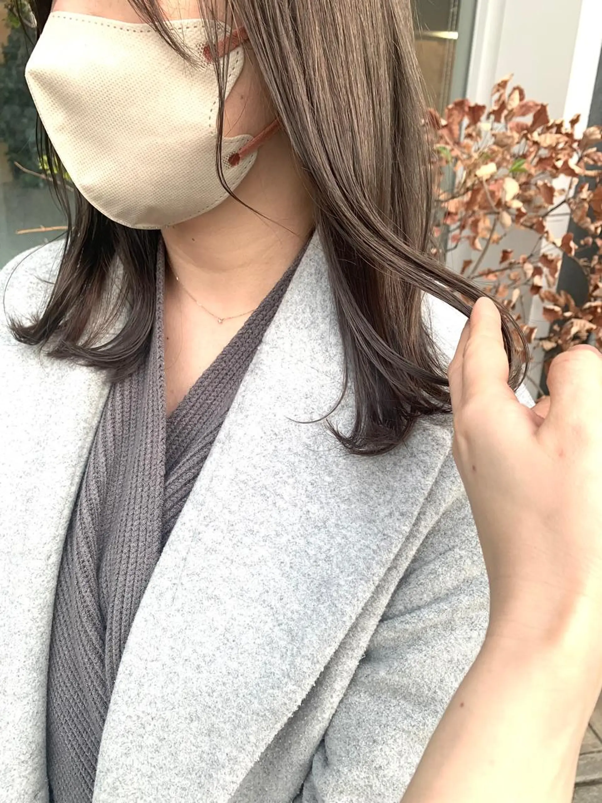 ミディアム 田中 亜沙美のヘアスタイル