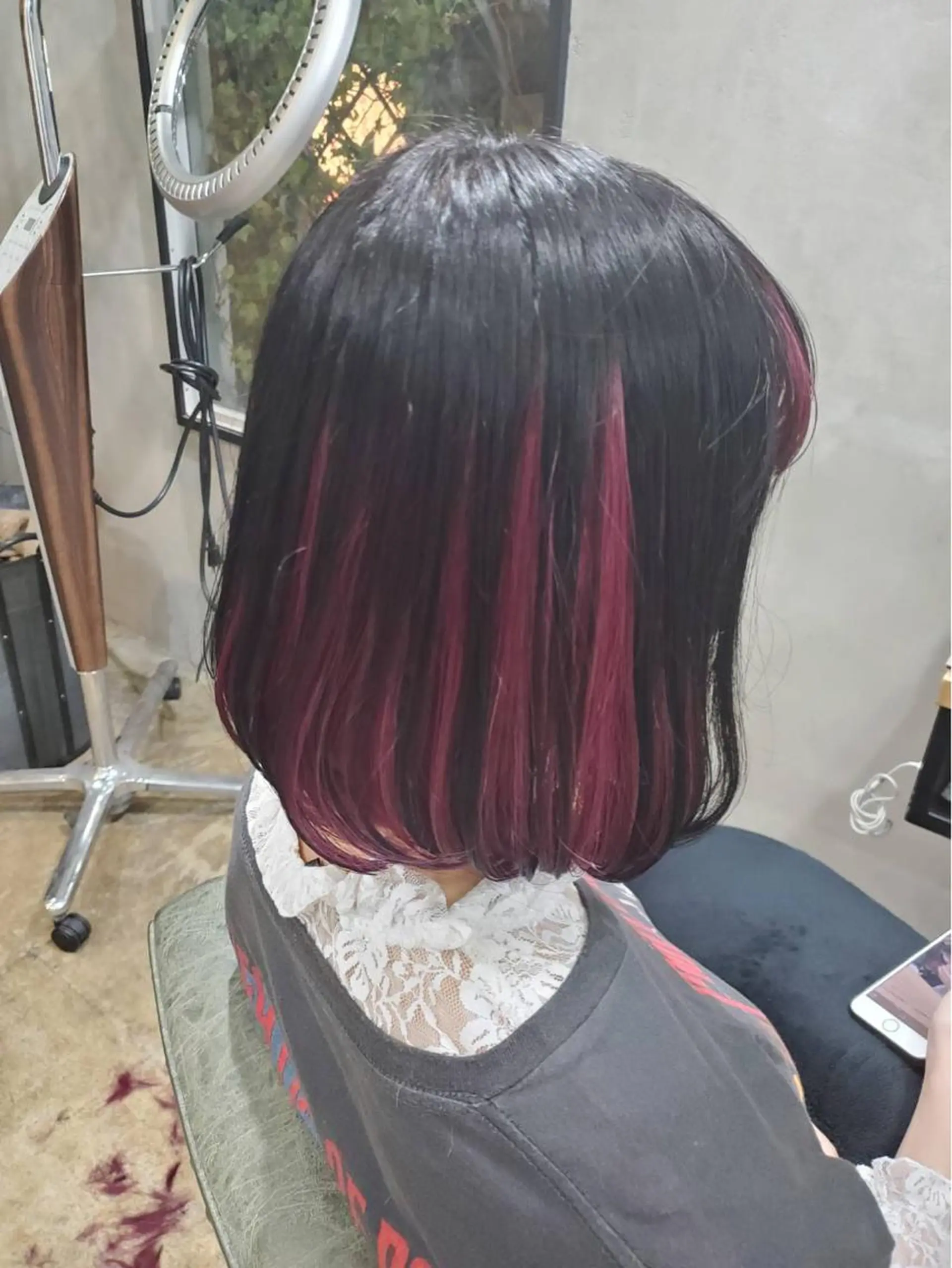 ミディアム カラー Le Lien カジのヘアスタイル