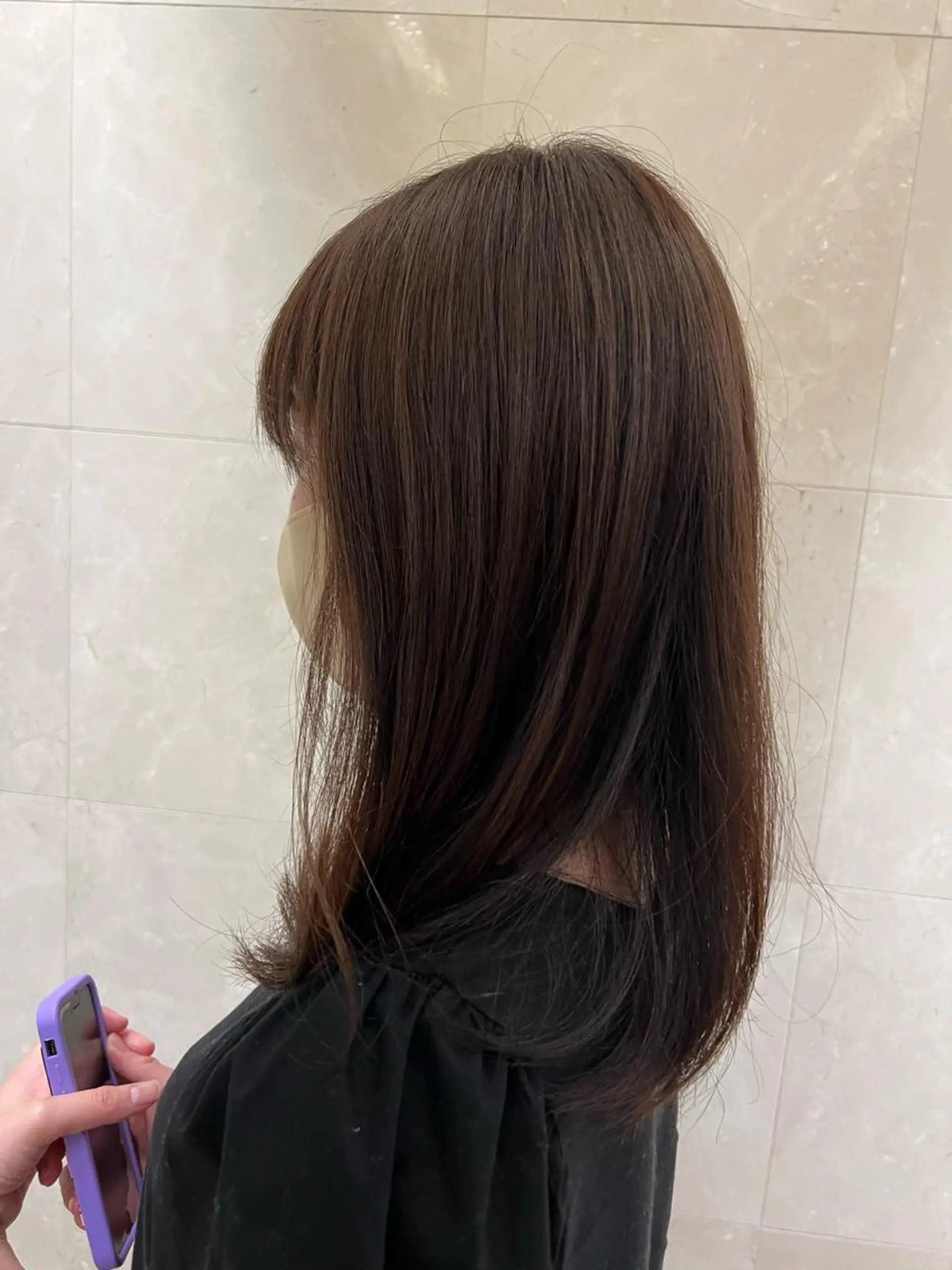 ミディアム 5月予約解放しまし たイルミナ公認荒井のヘアスタイル