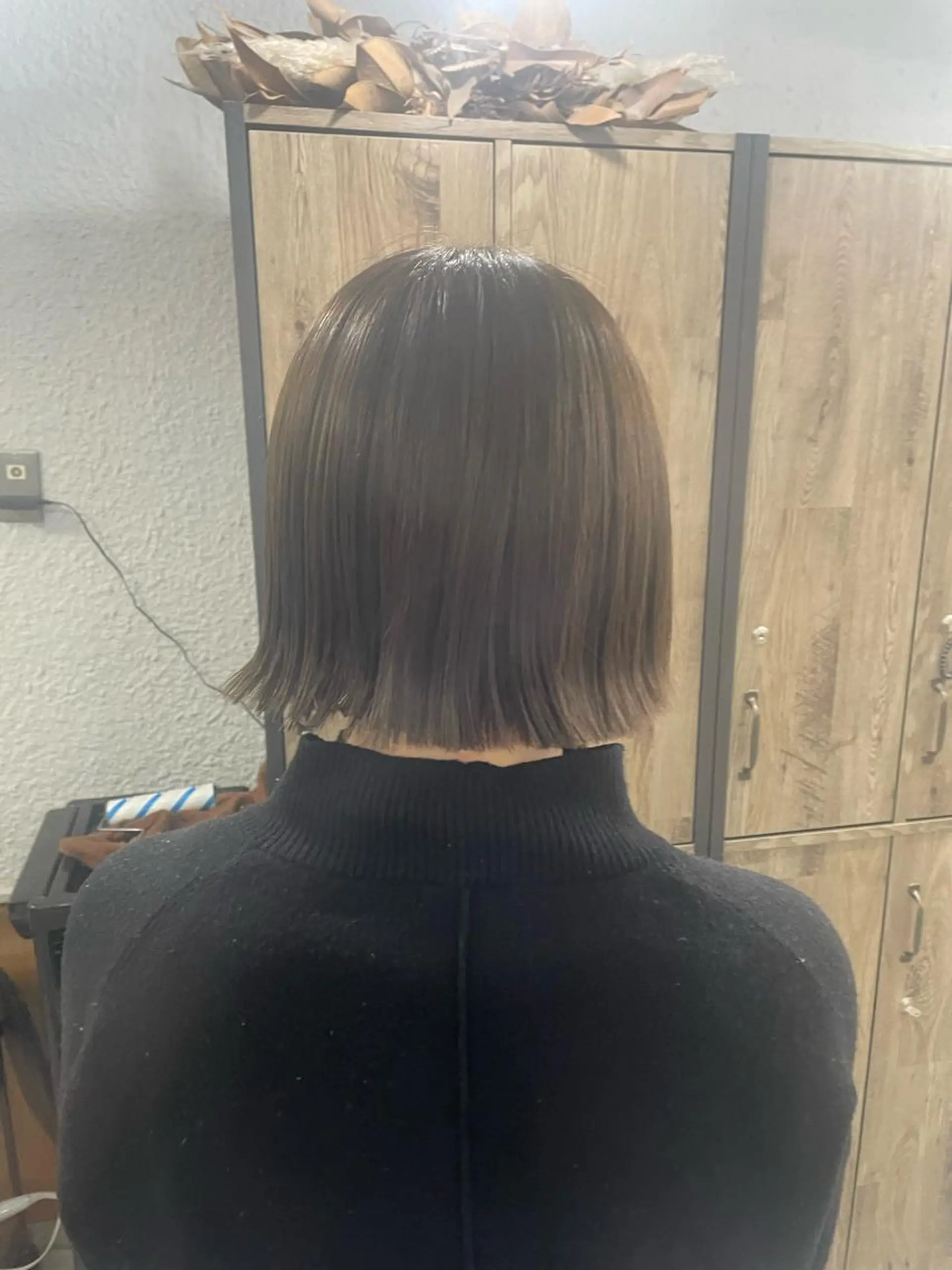 ミディアム 切りっぱなしボブ ボブ 外ハネヘア yui/ layer cutのヘアスタイル