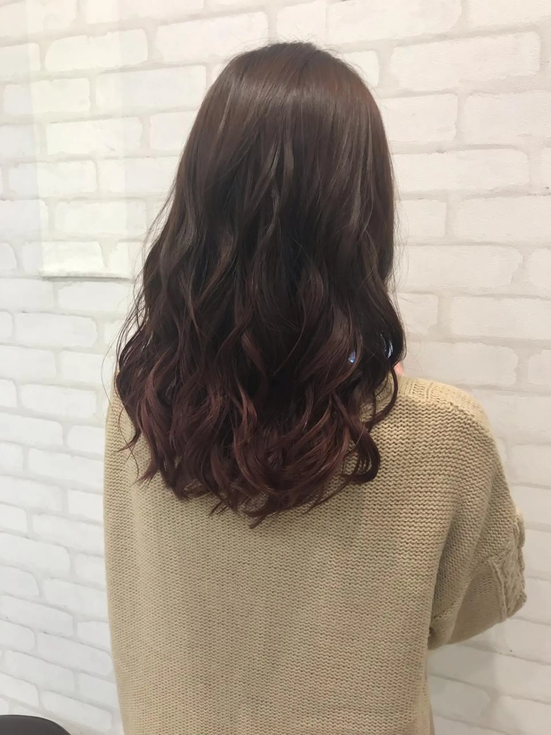 ロング カラー 中川 拓弥のヘアスタイル