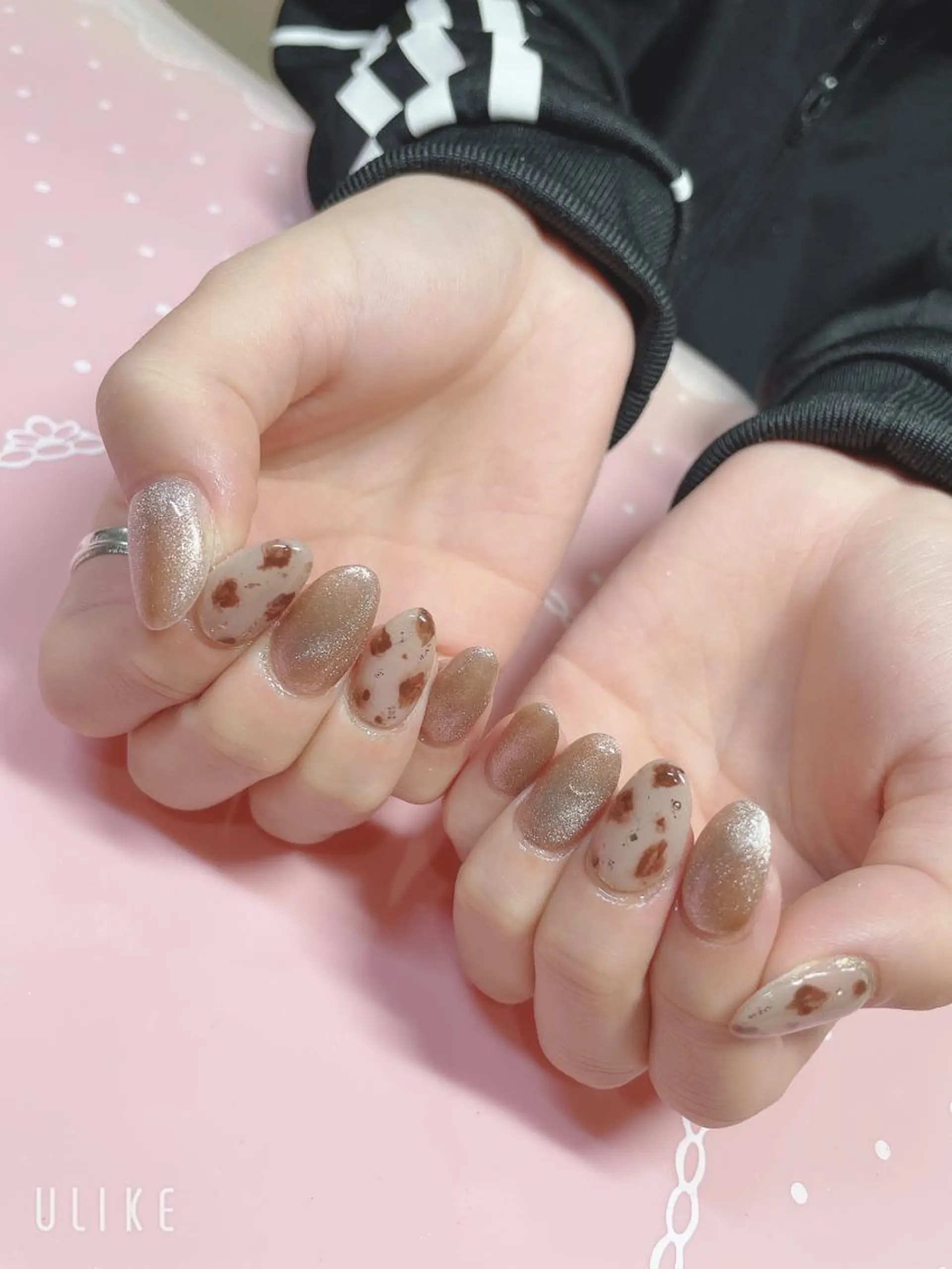 ショート ネイル マグネットネイル 《LB》ラブリエ Nail&eyeのマツエク・マツパデザイン