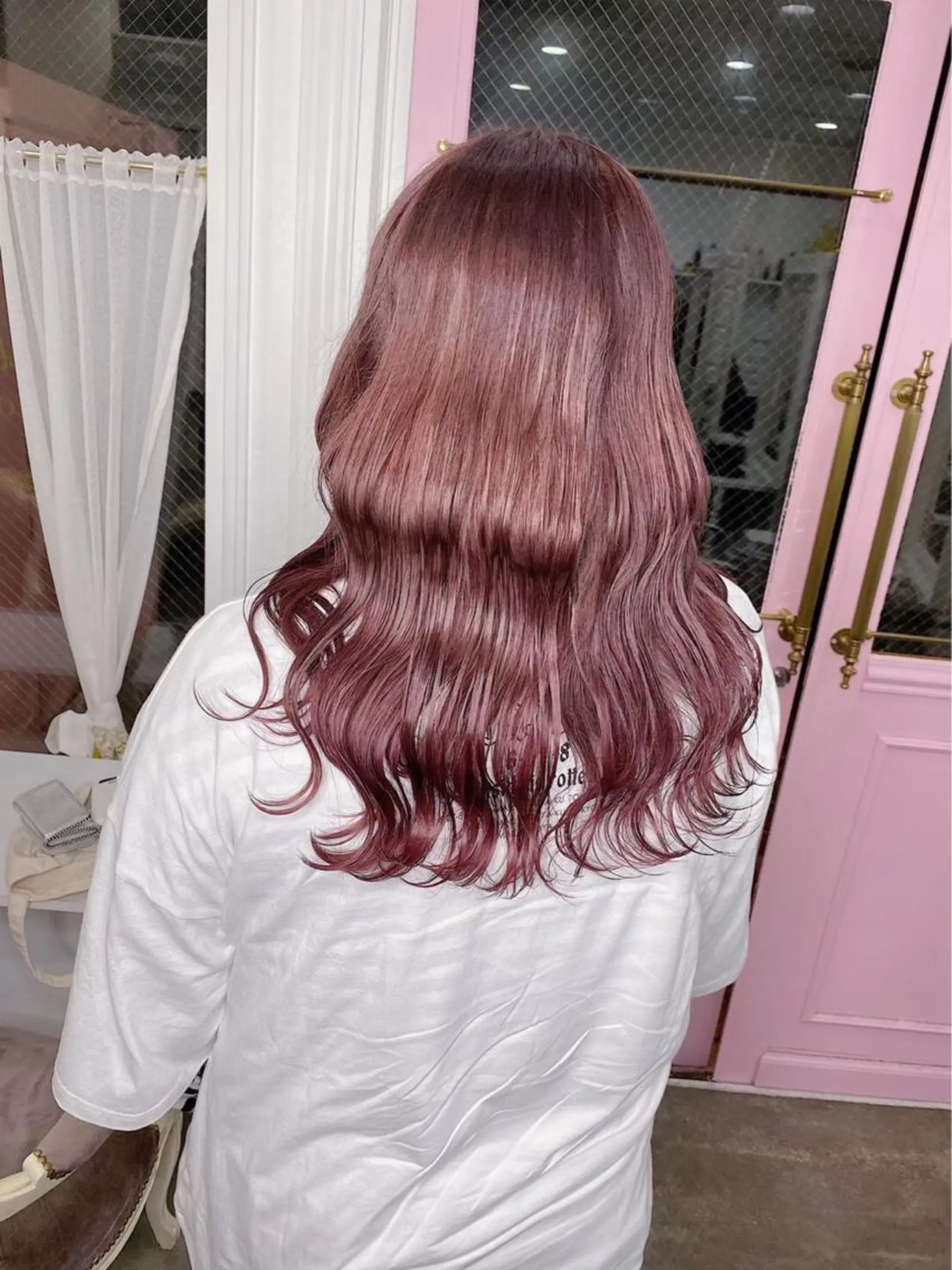 セミロング カラー ハイトーン髪質改善 🎀🐰堀川智史🎀のヘアスタイル