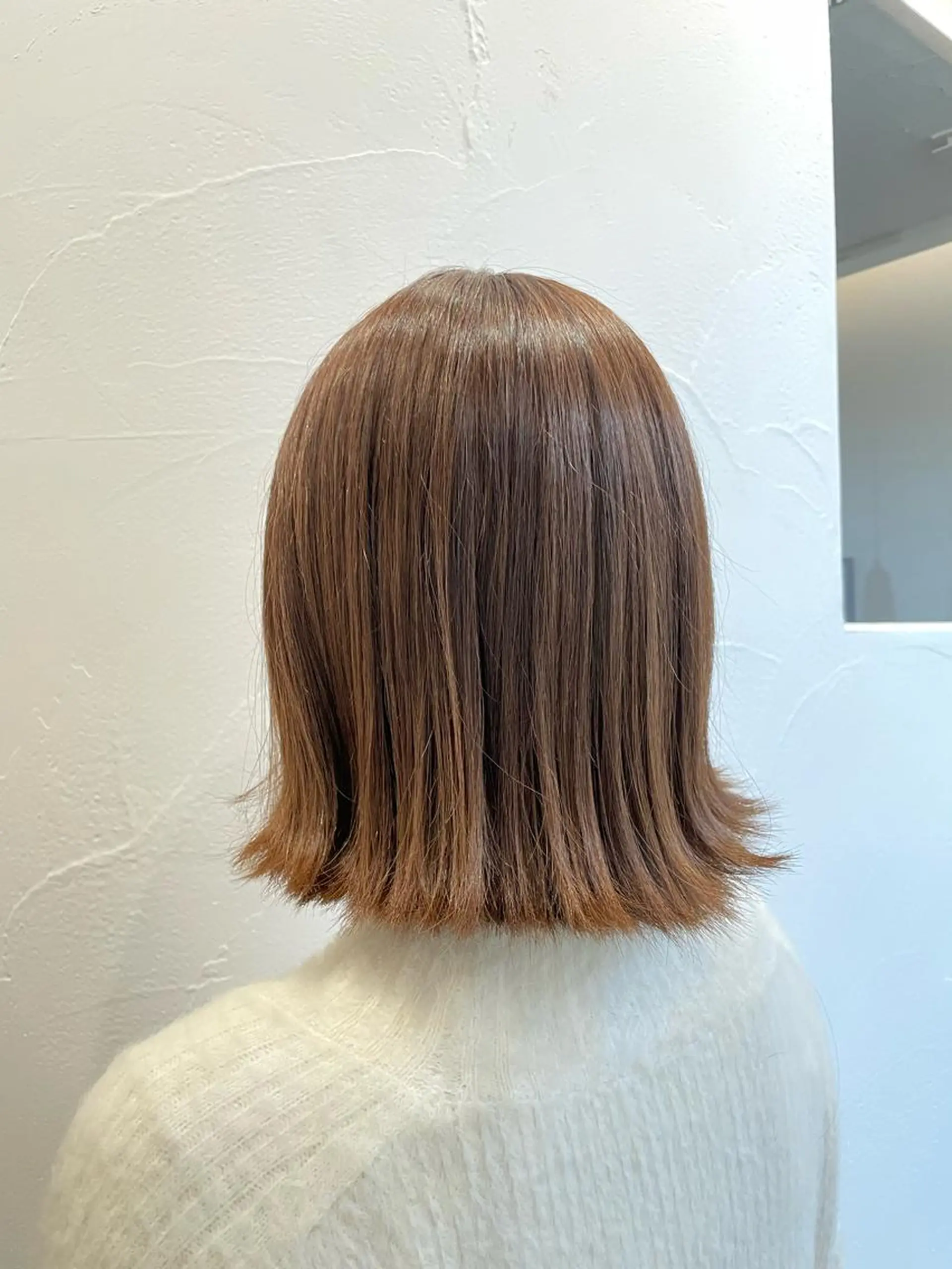 ミディアム カラー CRESCENDO 本杉春菜のヘアスタイル