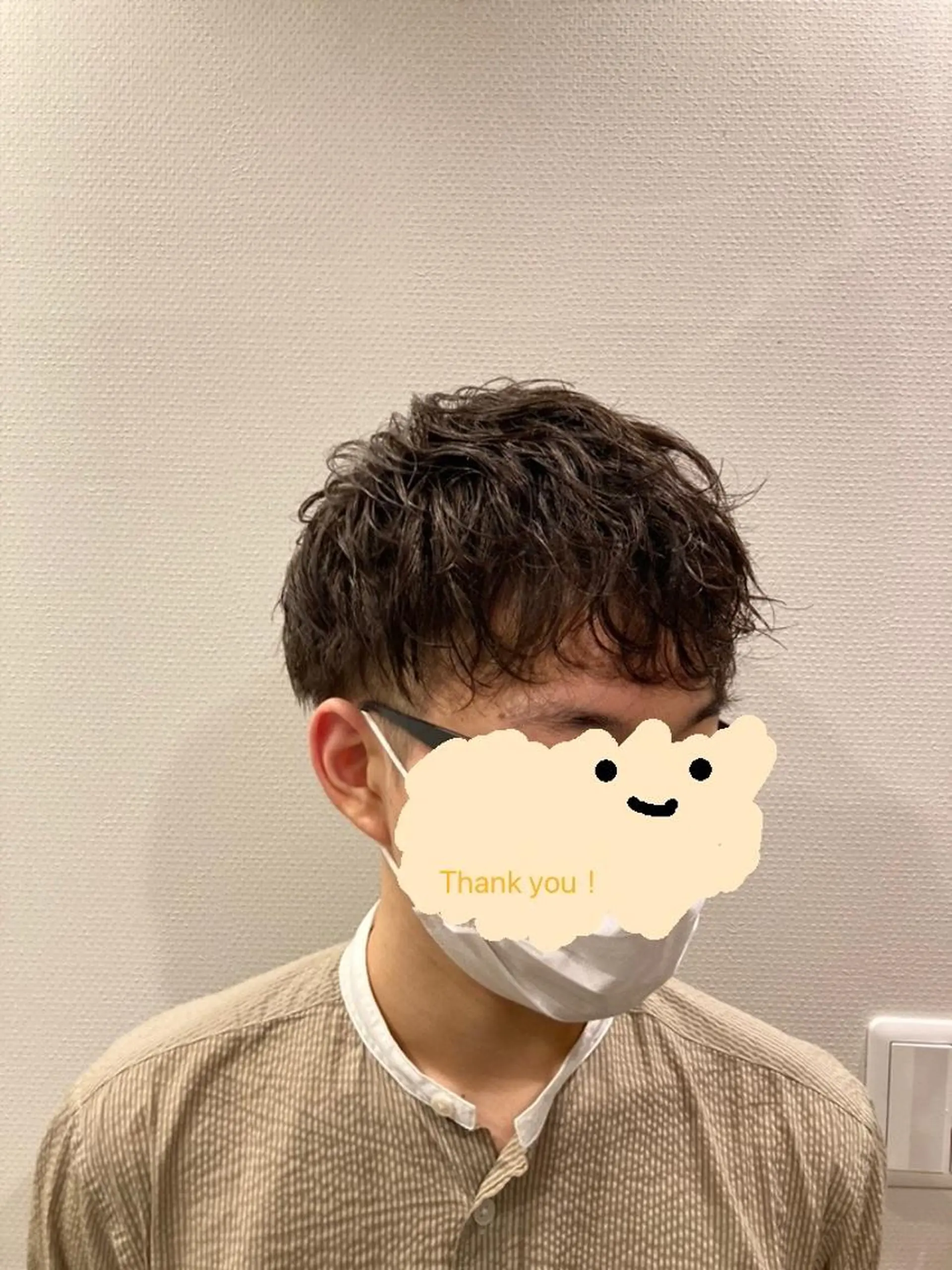 ショート パーマ メンズ マッシュ メンズパーマ ツーブロック 刈り上げ 松本 早矢のヘアスタイル