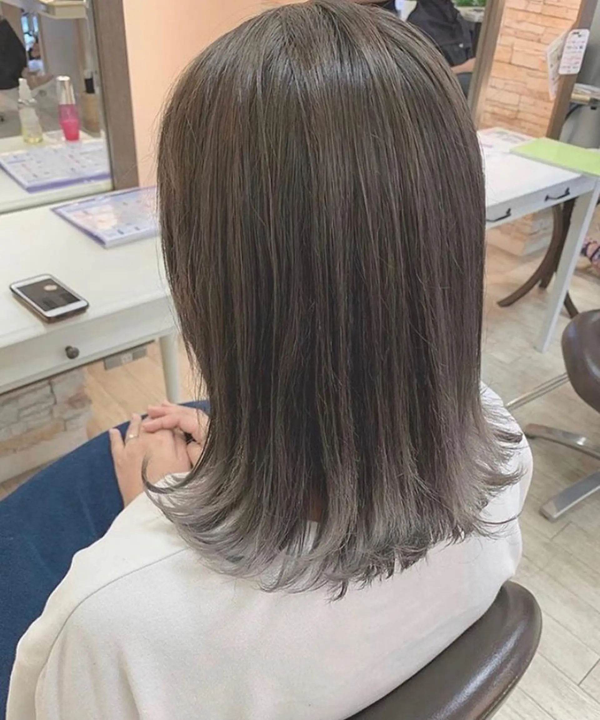 ミディアム 韓国風/髪質改善/ Kiyoraのヘアスタイル