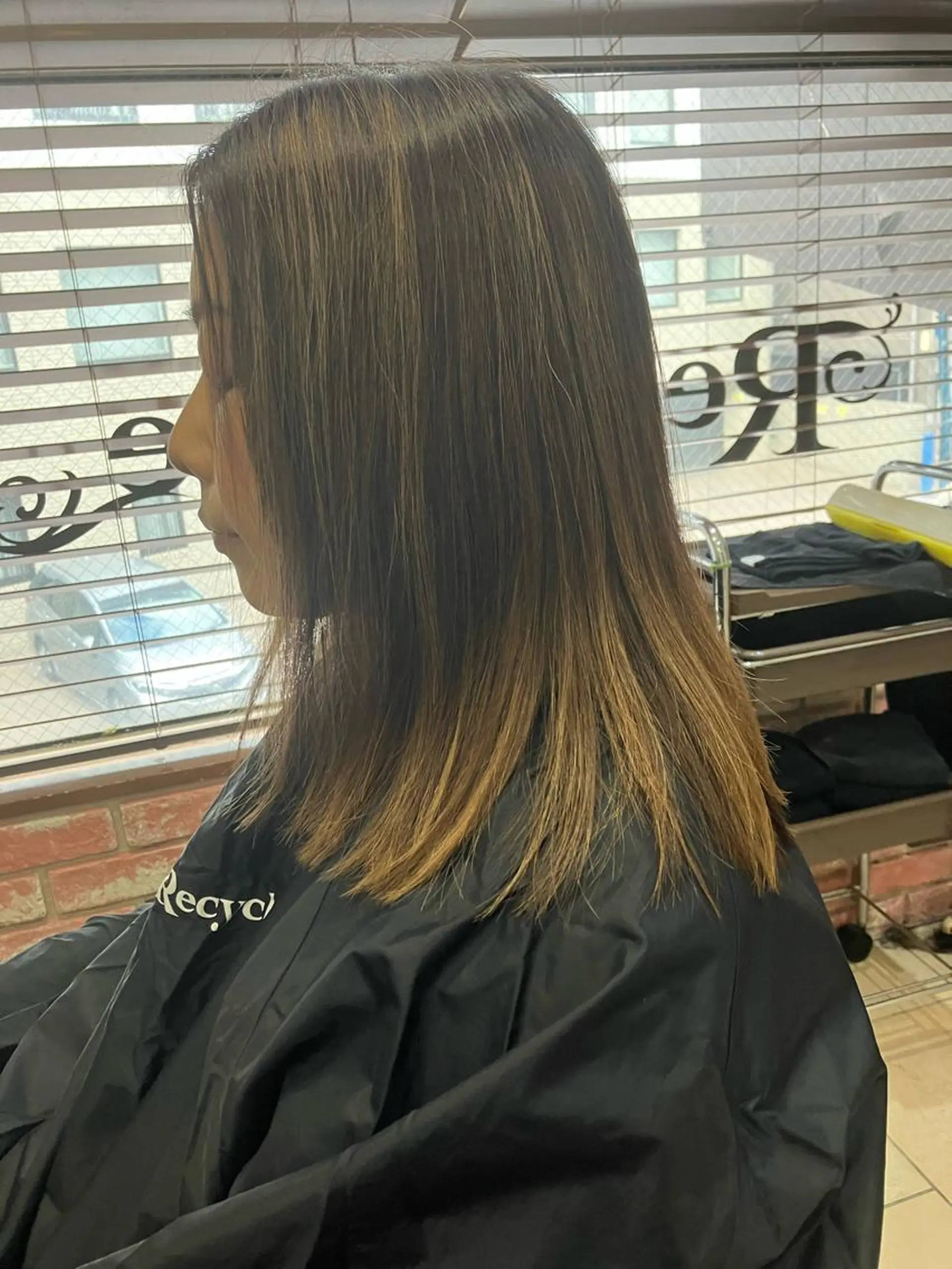 セミロング カラー カット ヘアカラー トリートメント LIME HAIR DESIGN所属・髪質改善 LIME 長野駅のヘアスタイル