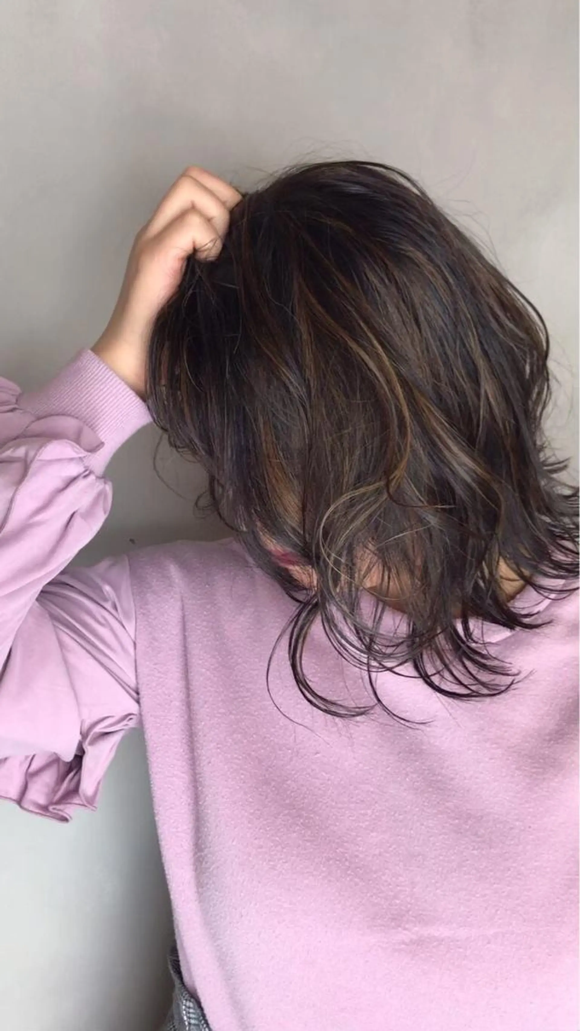 ミディアム カラー BROCANTE立川 karasawa.nのヘアスタイル