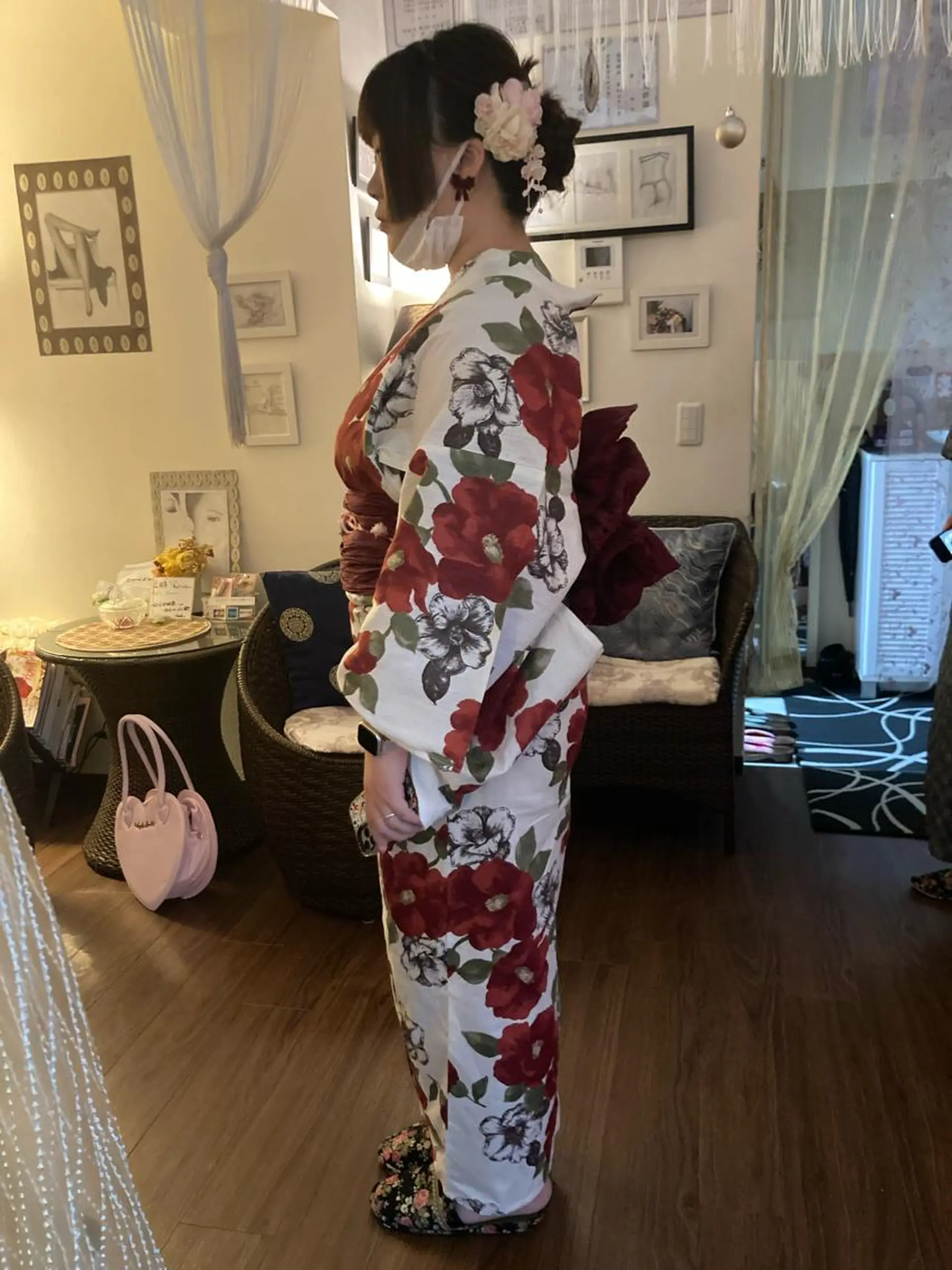 ヘアアレンジ 浴衣 着付け シャレ トータルビューティーのマツエク・マツパデザイン