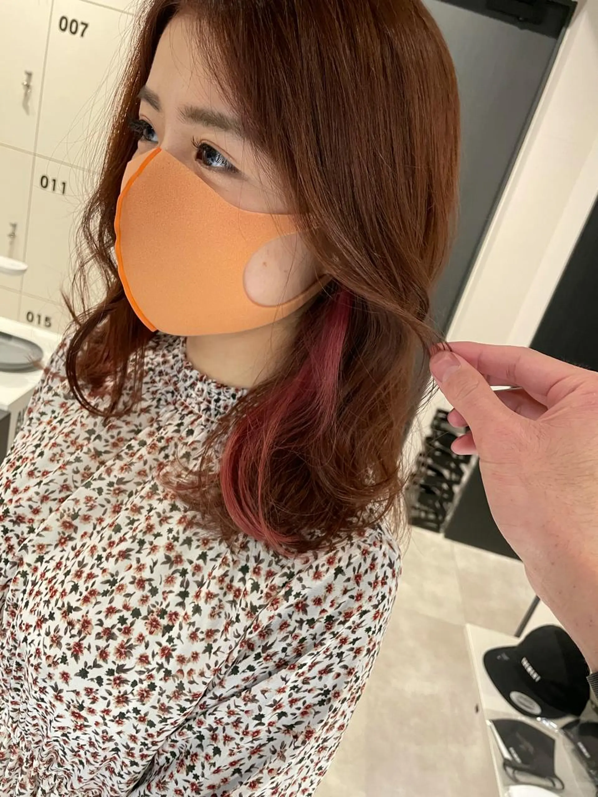 ミディアム カラー AMATELAS zero所属・レイヤー×髪質改善 ×透明感/杉田 圭のヘアスタイル