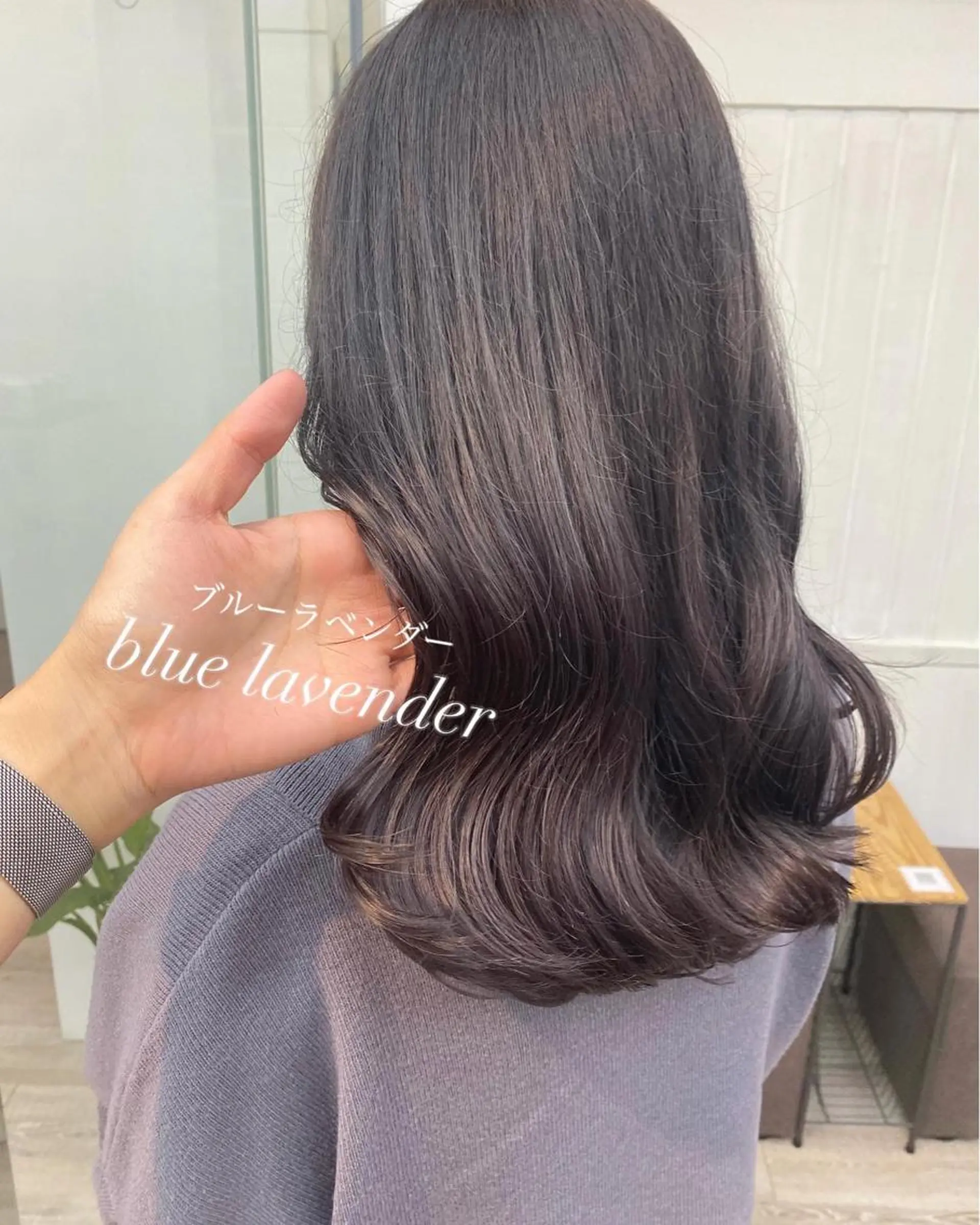 セミロング カラー カット ヘアカラー トリートメント ☀️透明感color KURO☀️のヘアスタイル