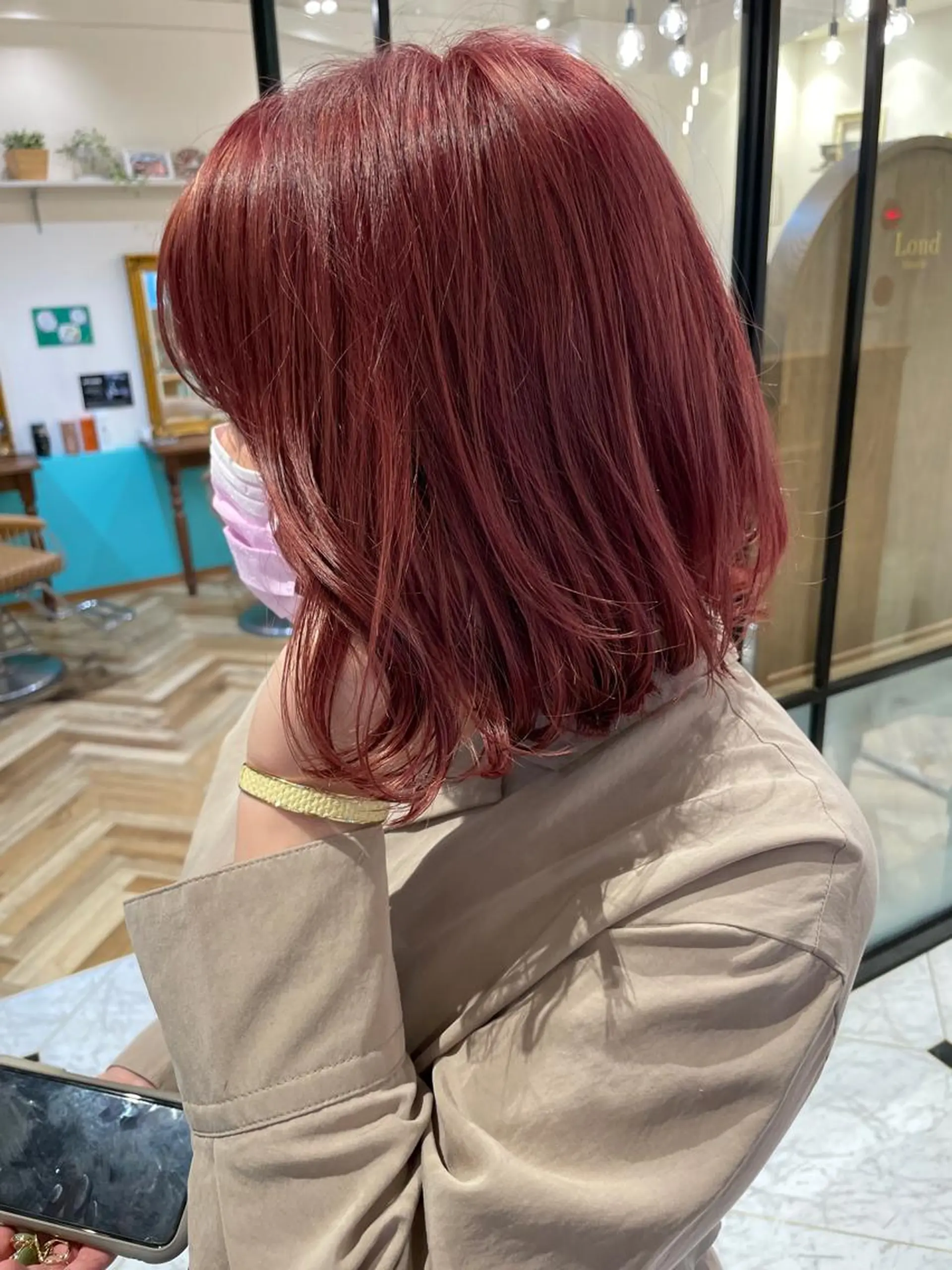 ミディアム カラー ヘアカラー レイヤー/韓国ヘア 縮毛矯正🫧鈴木颯のヘアスタイル