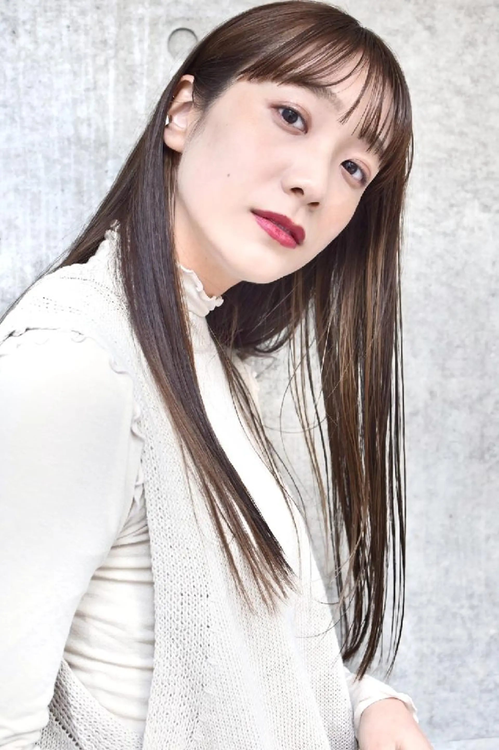 ロング ヘアアレンジ カラー インナーカラー mowen RUIのヘアスタイル