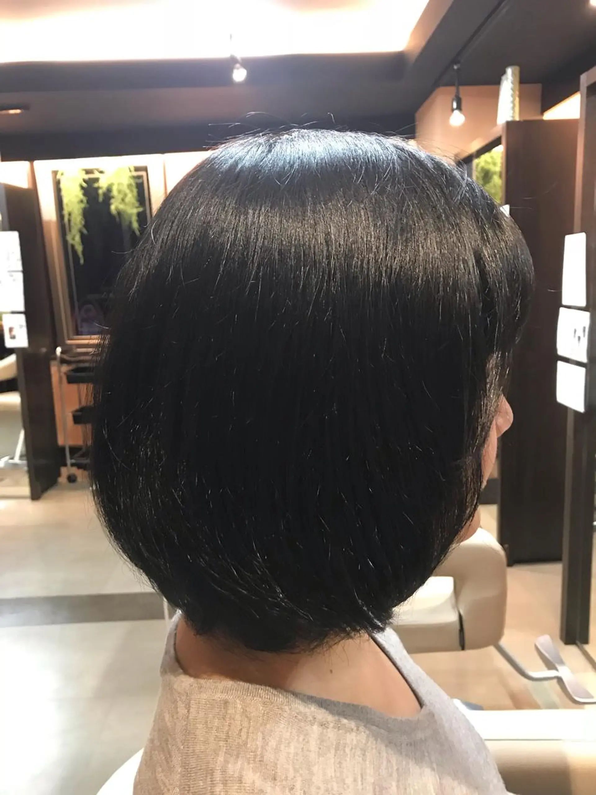 ミディアム ヘアアレンジ ❣️大人色気レイヤー 美髪縮毛 金山❣️のヘアスタイル