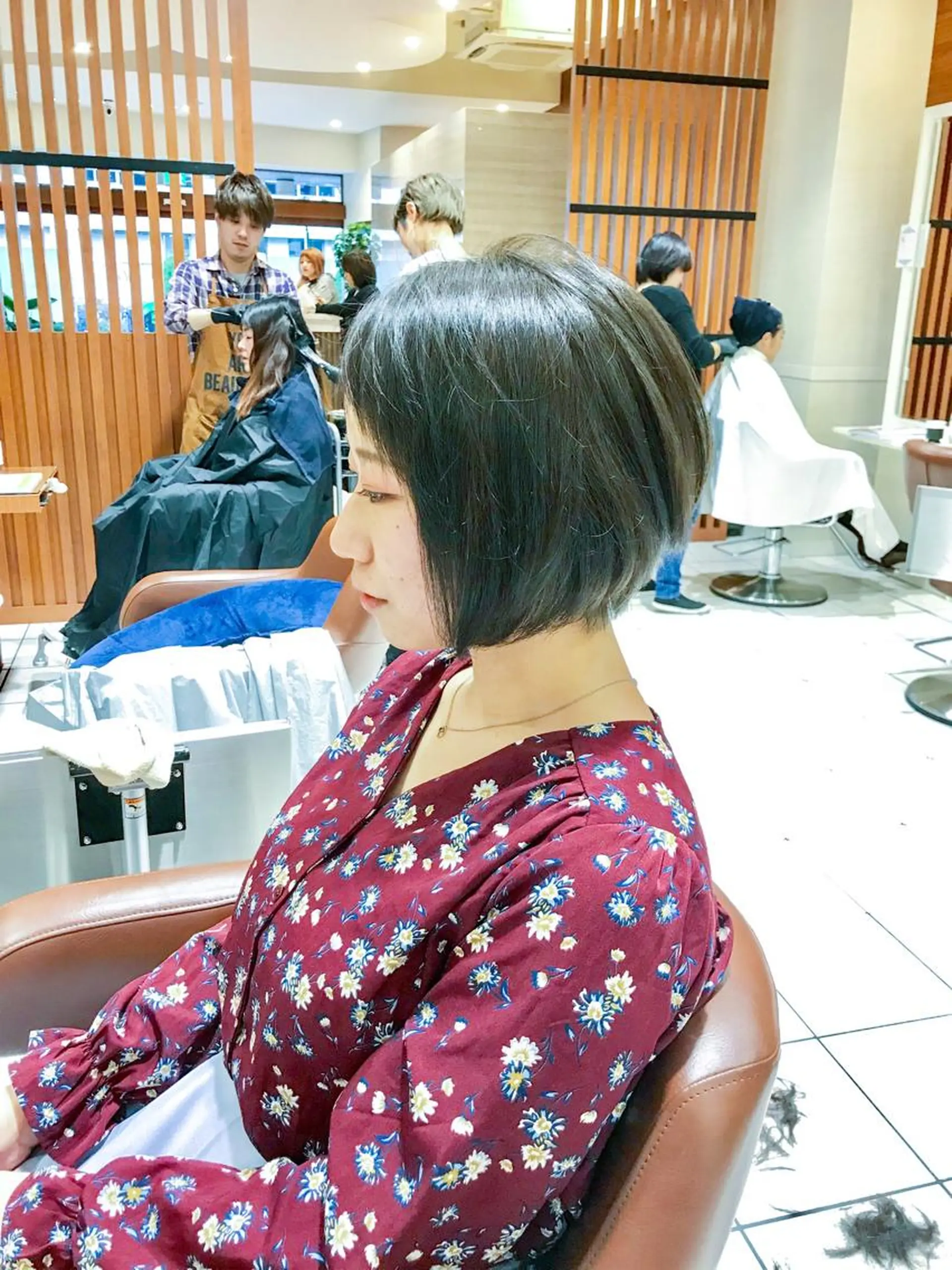 ショート カラー ショートボブ ボブ ショートヘア テラモト カズヨシのヘアスタイル