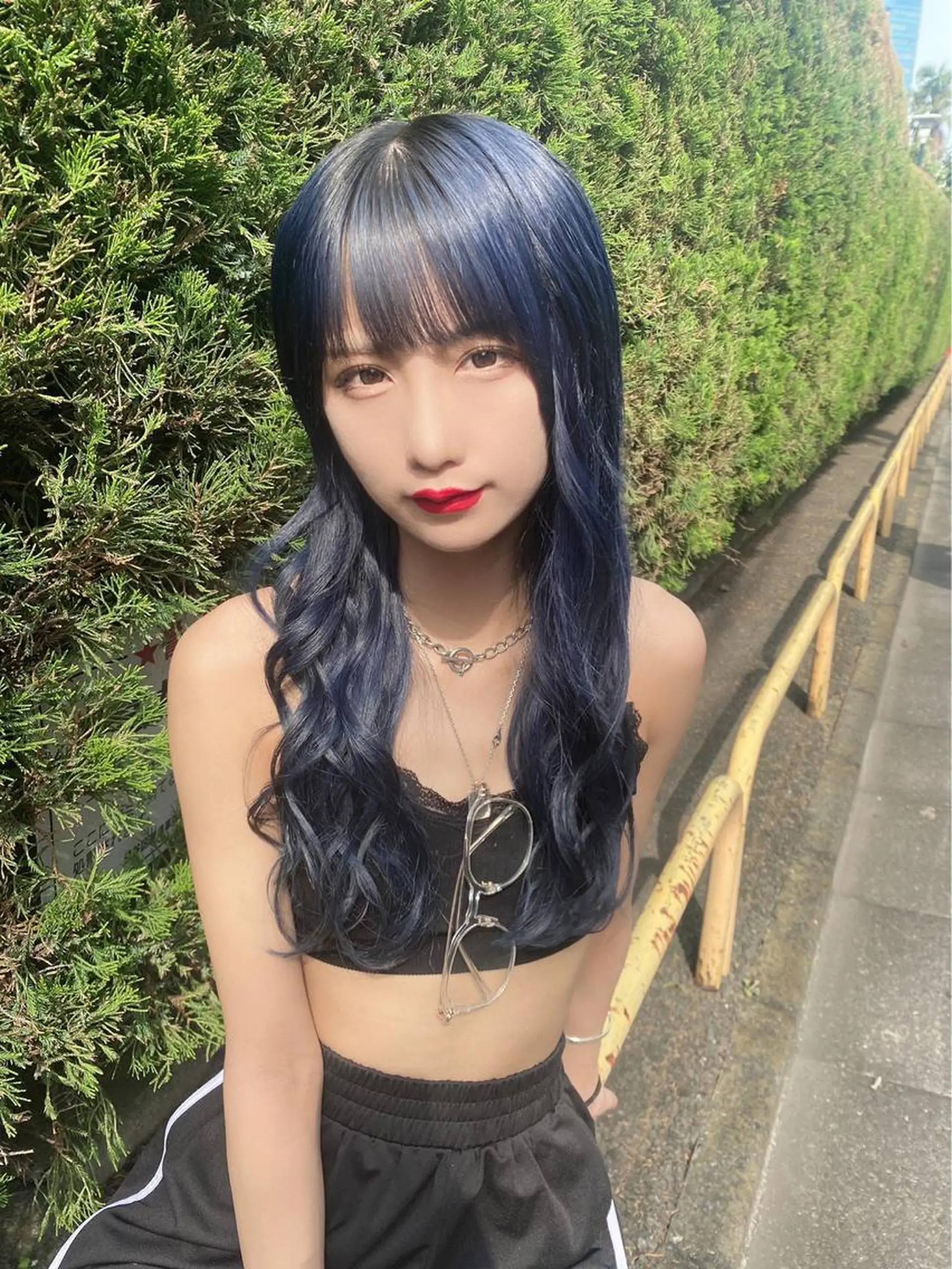 ロング カラー ハイトーン/ウルフ /小澤凌祐🦕のヘアスタイル