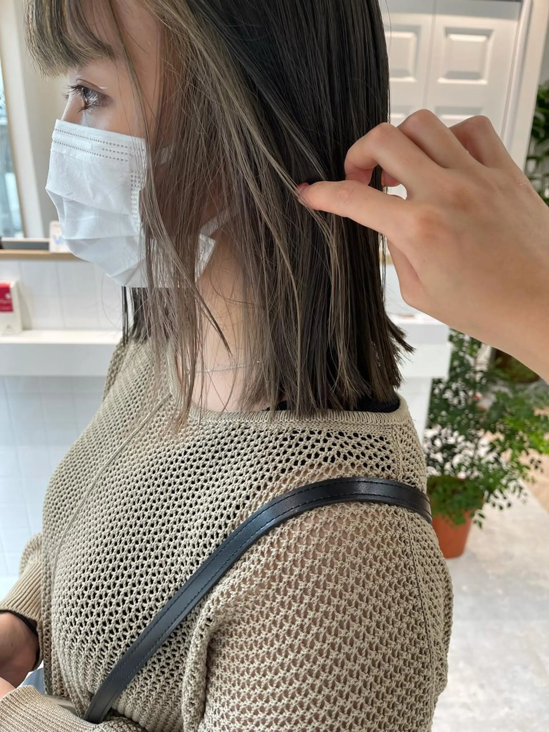 ミディアム カラー カット ヘアカラー トリートメント * 透明感カラー c h i h o *のヘアスタイル