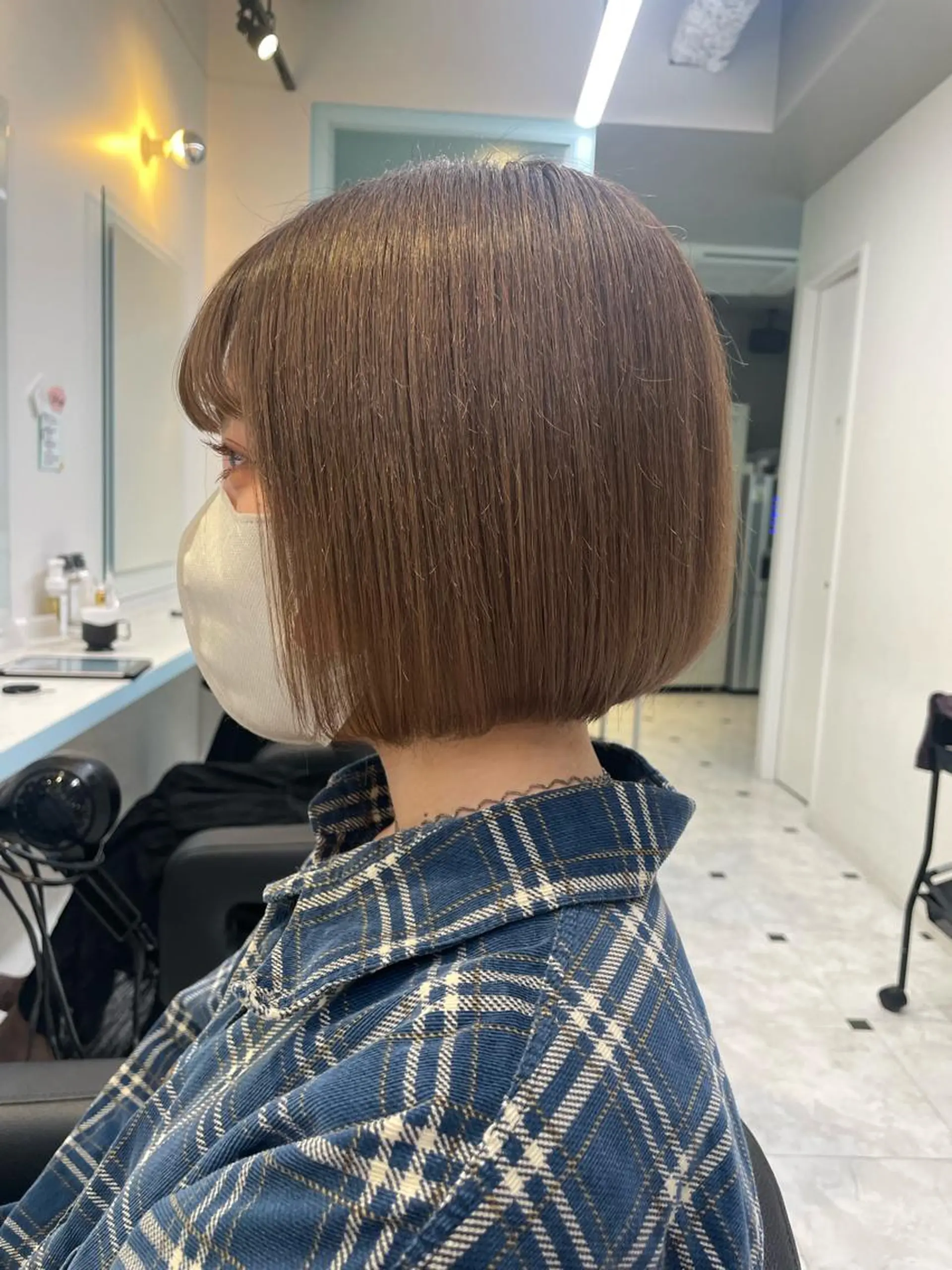 ミディアム 【美髪矯正/絹髪】 🎀hinano🎀のヘアスタイル