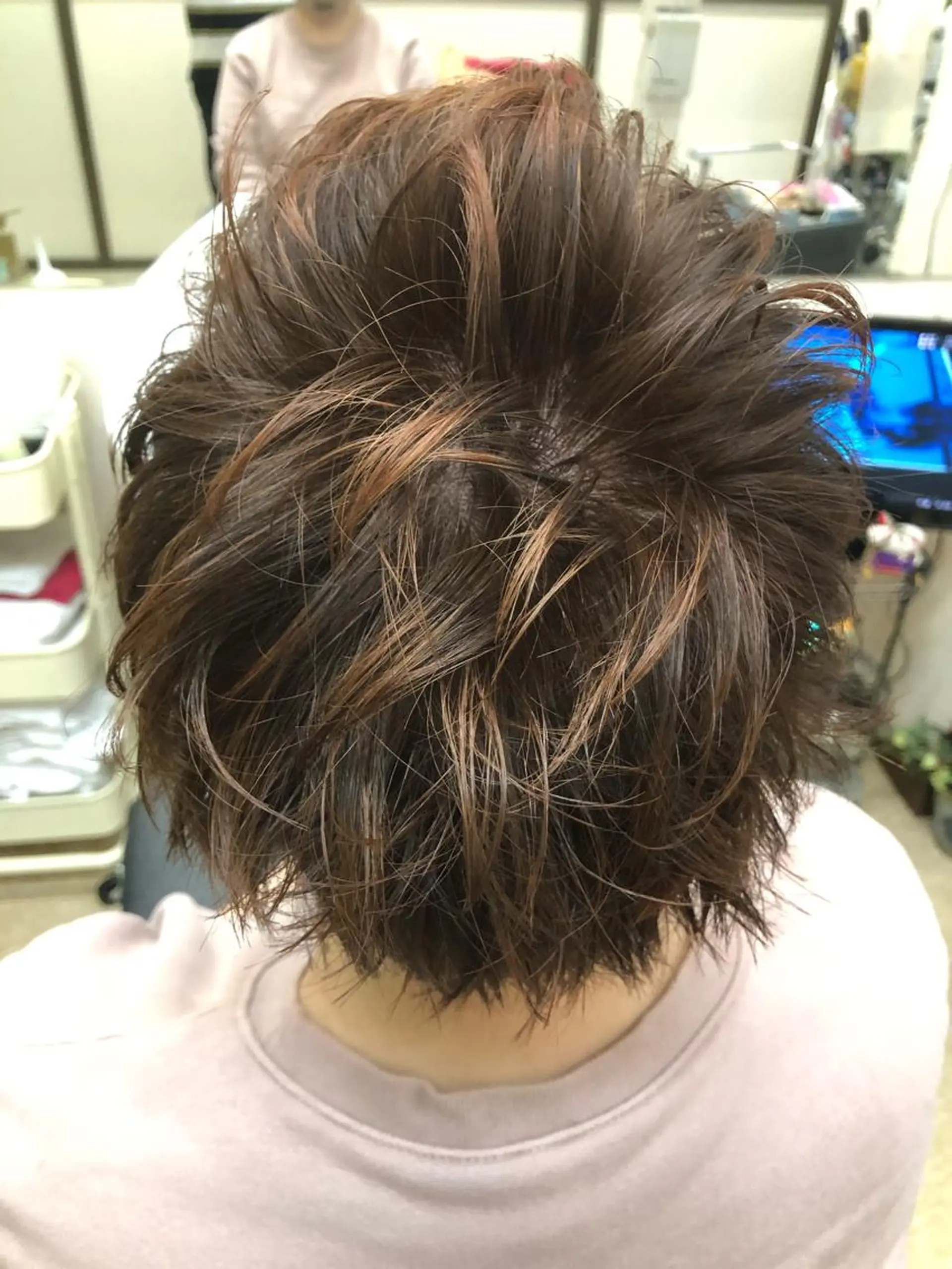 カラー メンズ 石塚 浩のヘアスタイル