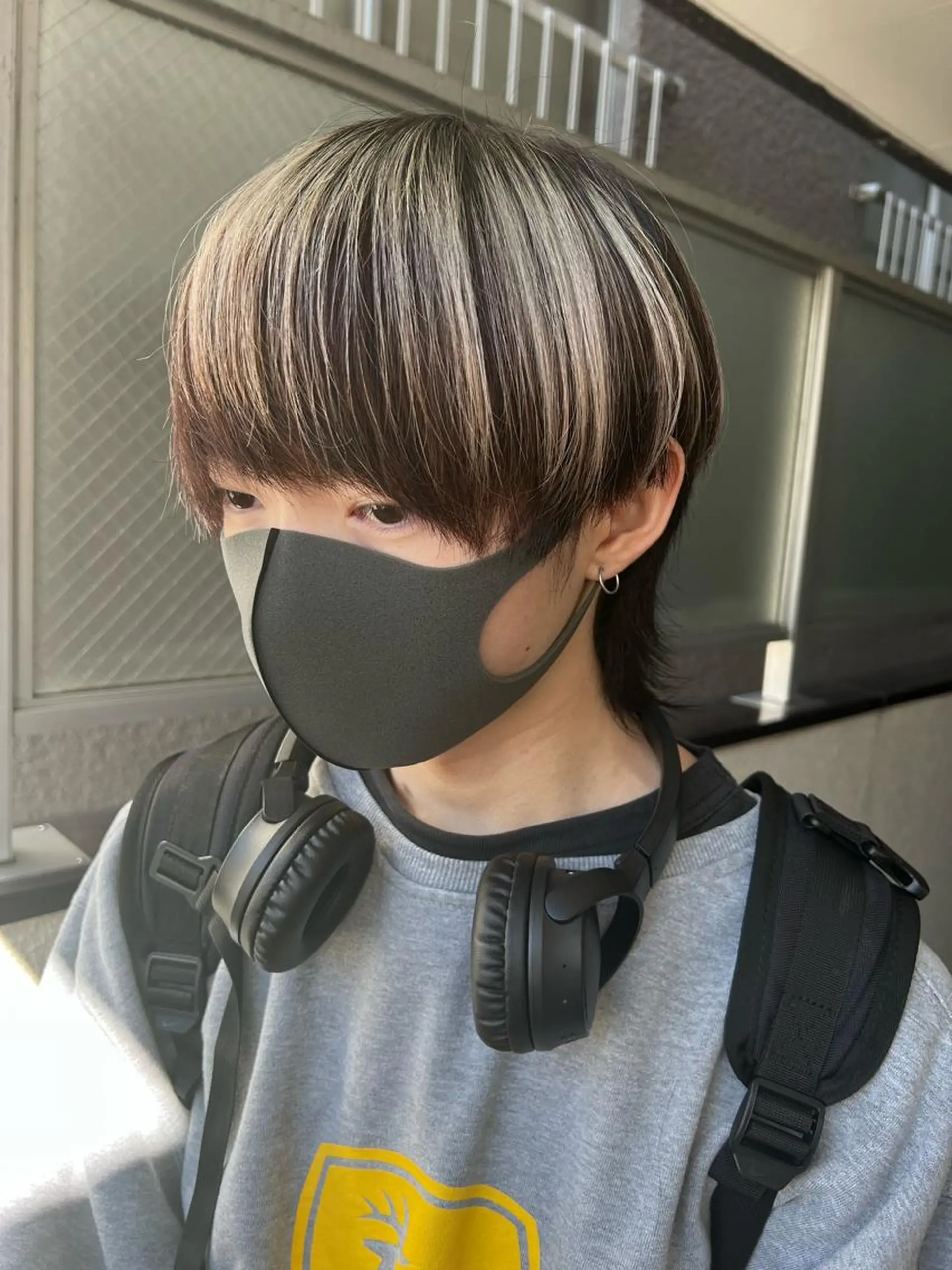 ショート カラー メンズ メンズブリーチ メンズインナーカラー メンズウルフカット ブリーチ デザインカラー カット ヘアカラー トリートメント 🌈デザインヘア職人 Kaede🌈のヘアスタイル