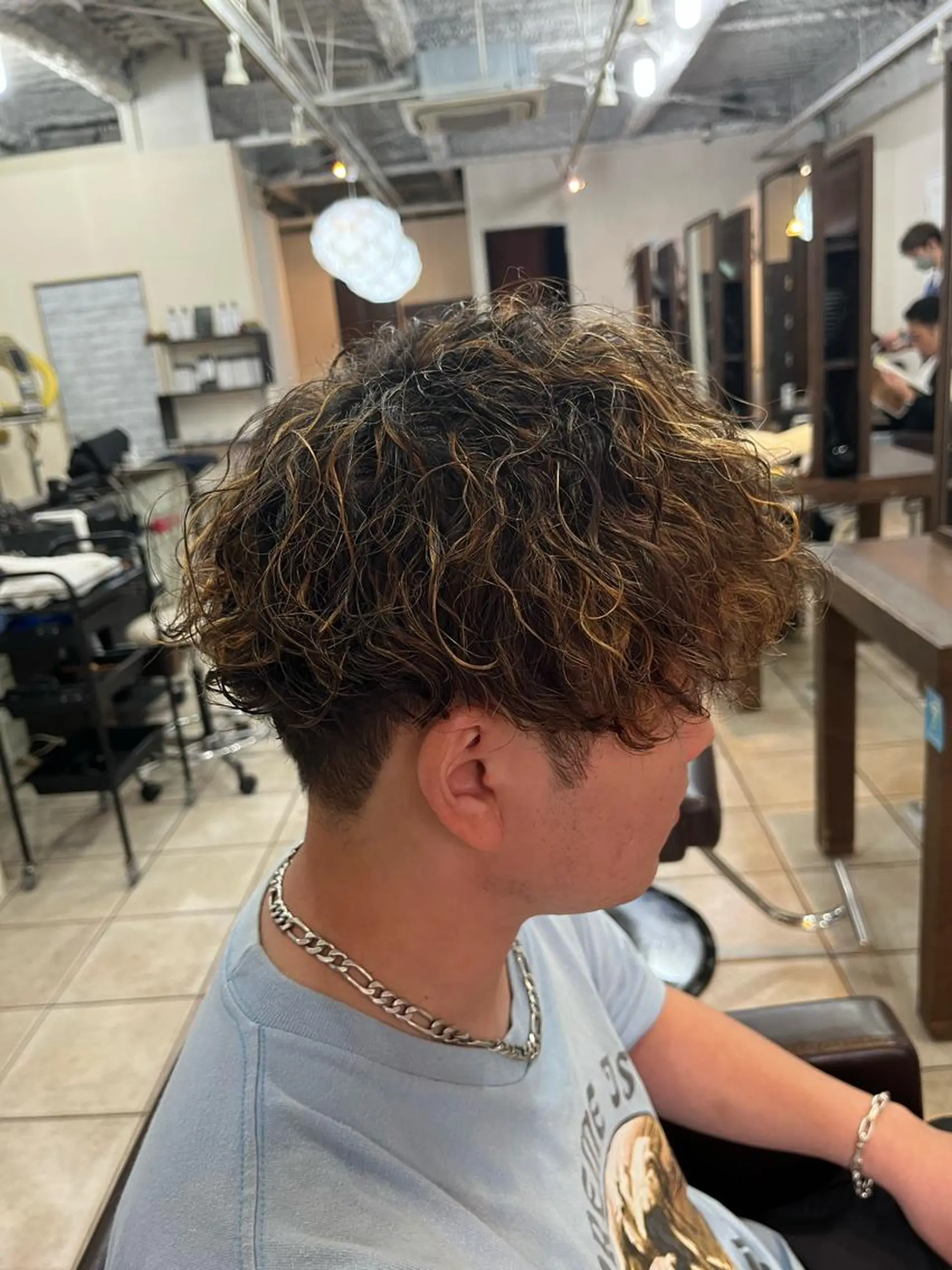 パーマ メンズ カット パーマ カ レラのヘアスタイル