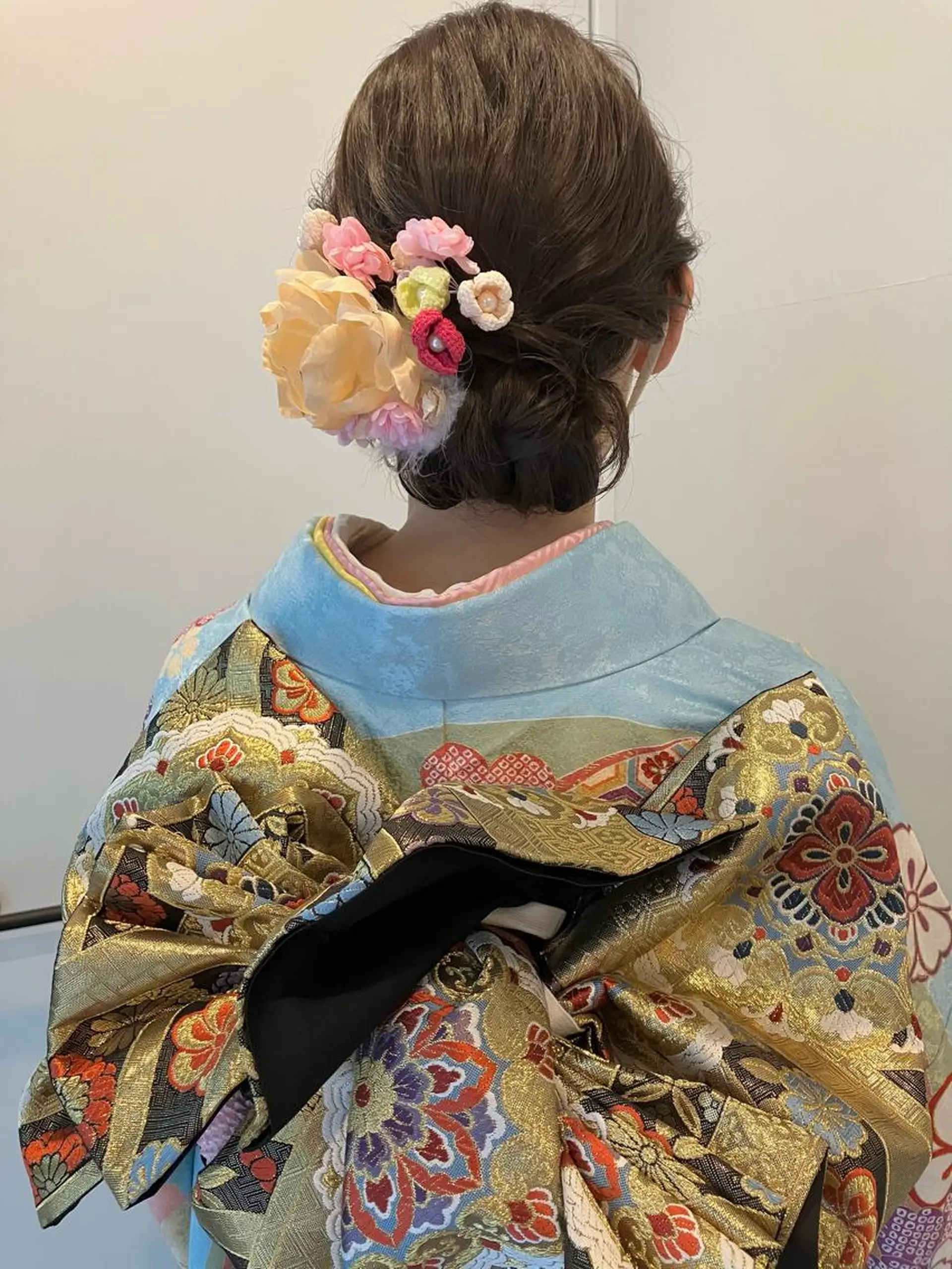 ヘアアレンジ 着物ヘア Hair&Make Nahoのマツエク・マツパデザイン