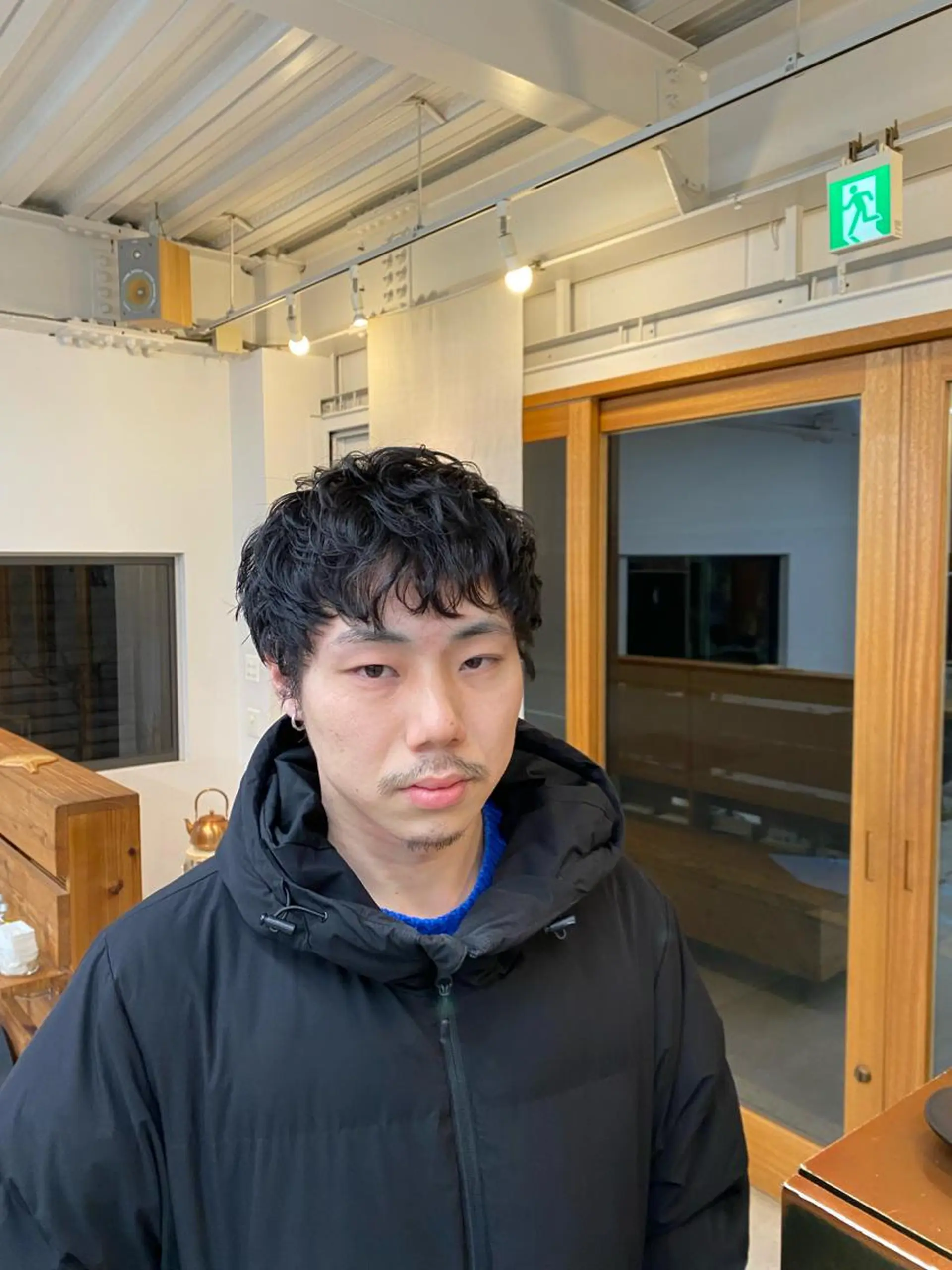 ショート パーマ メンズ うる艶ヘア♡韓国好き 透明感　shotaのヘアスタイル