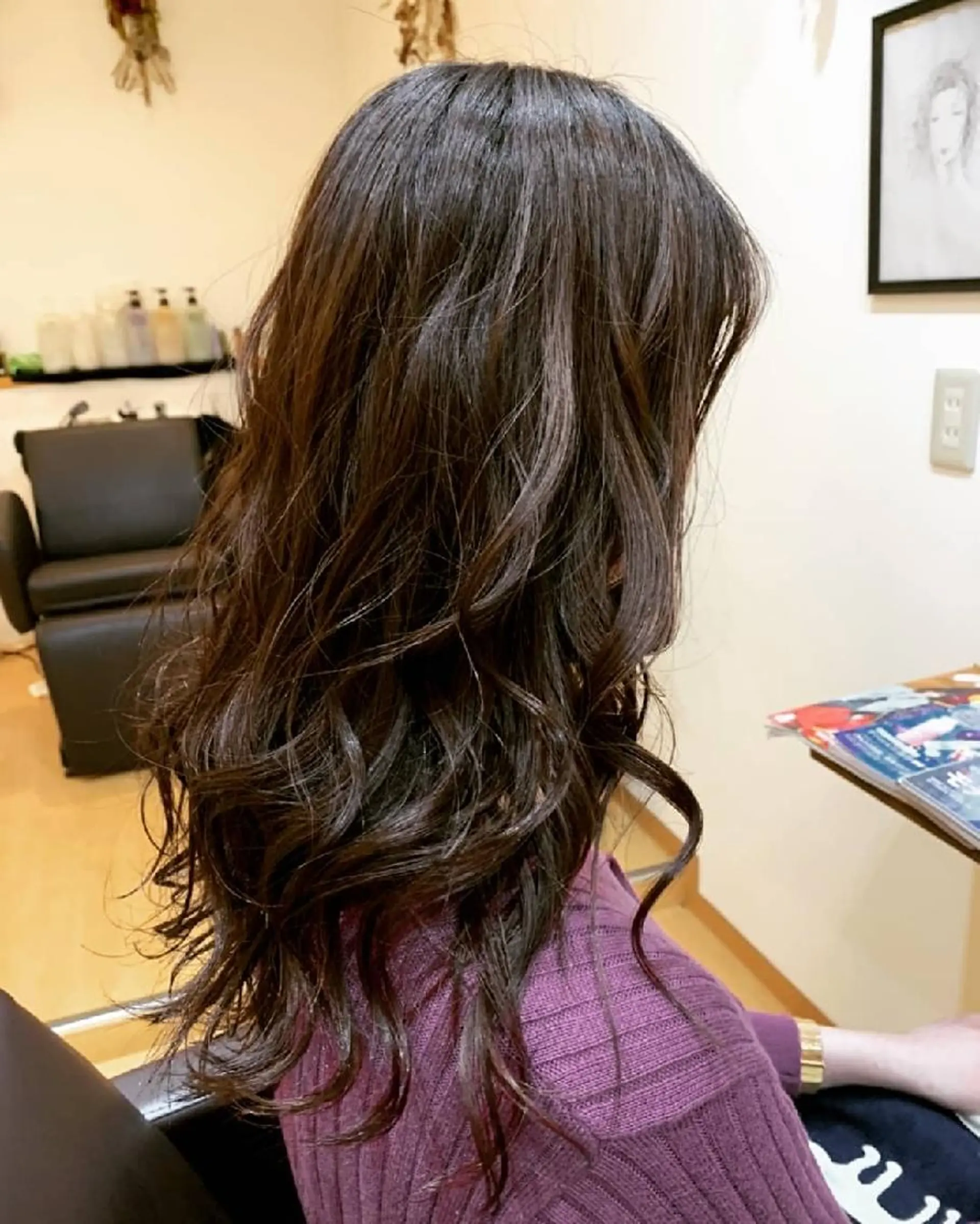 ロング サトウ シューイチのヘアスタイル