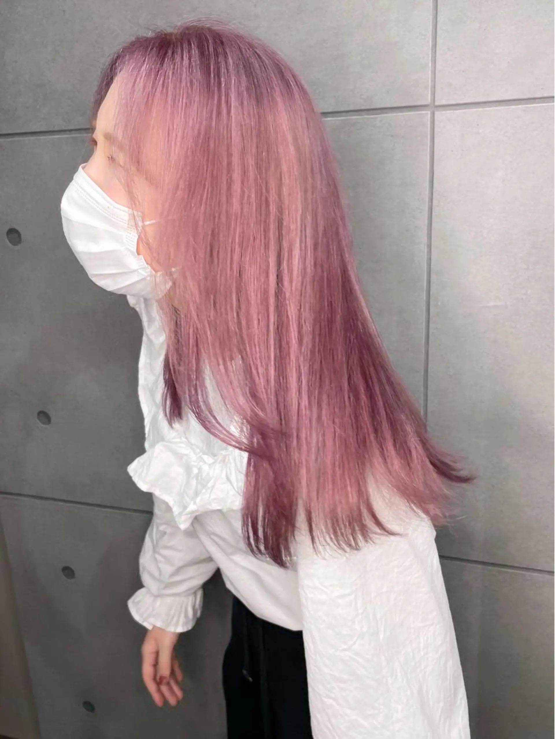 カラー ピンクカラー ホワイトピンク 高円寺 utuwa🌟まなみのヘアスタイル