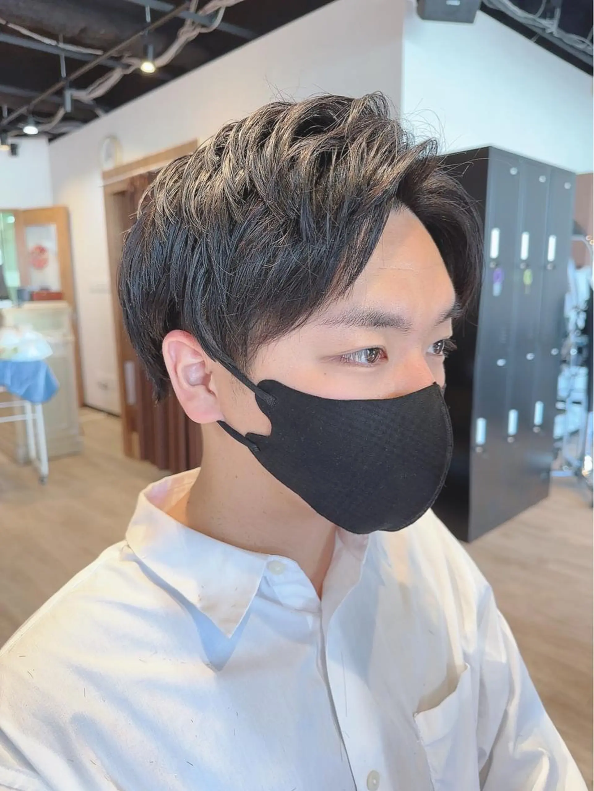 メンズ 髪質改善&ストレート ✂︎鈴木青樹のヘアスタイル