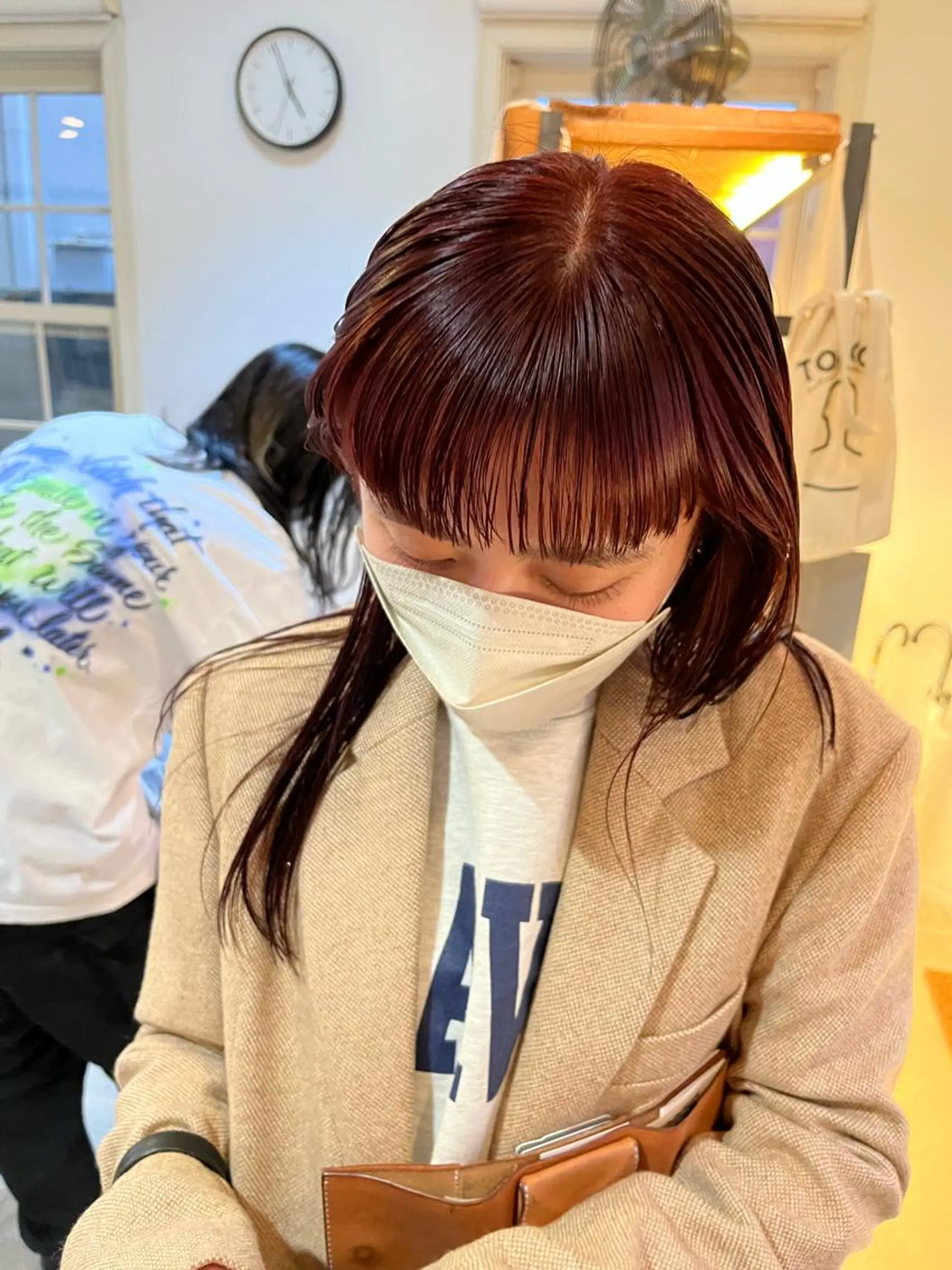 セミロング カラー eri kinjoのヘアスタイル