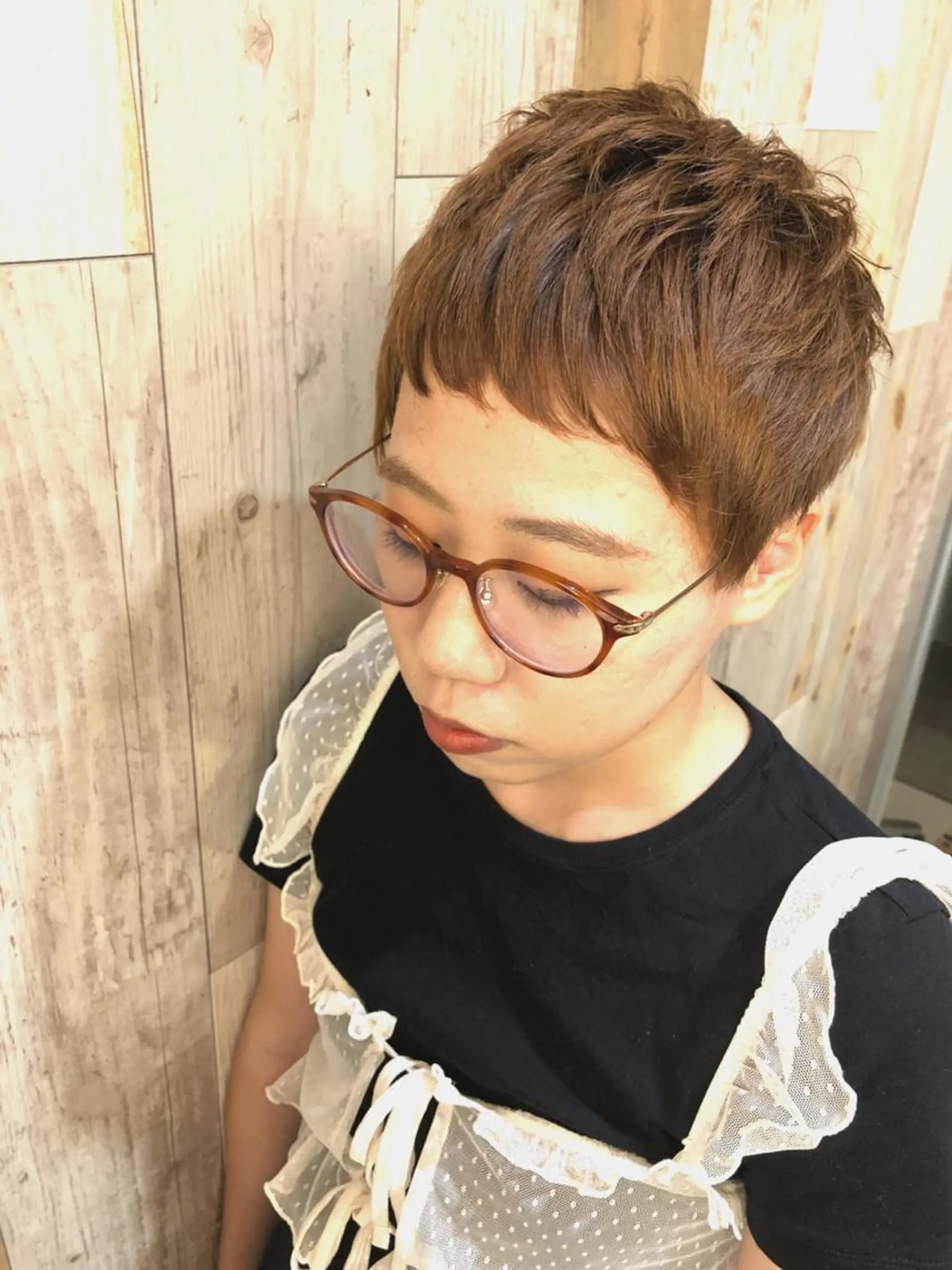 ショート ベリーショート ショートヘア 【ディレクター 🧸🤍田澤　唯那】のヘアスタイル