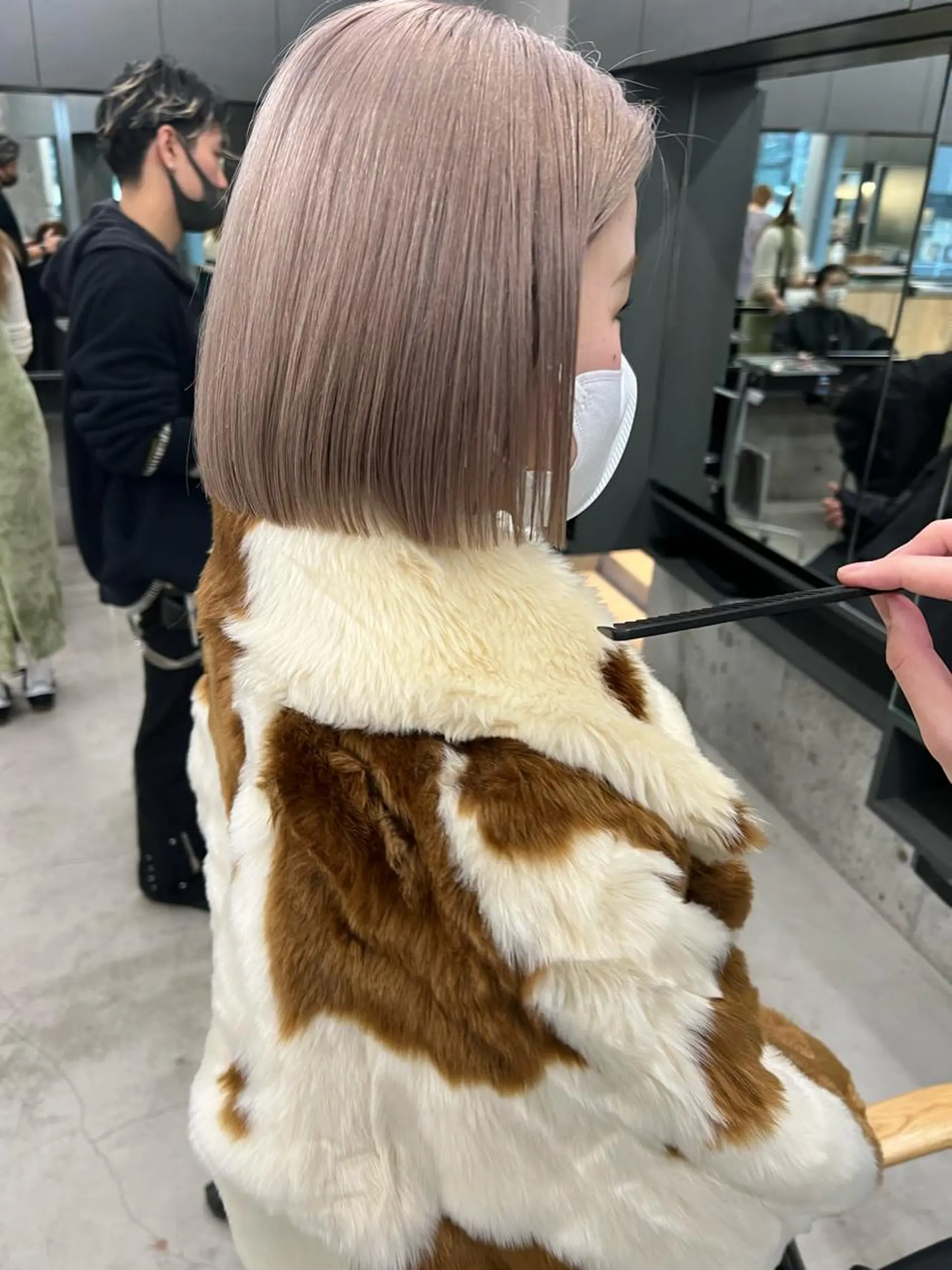 ショート カラー ベージュカラー カット ヘアカラー トリートメント sakoda shunkiのヘアスタイル