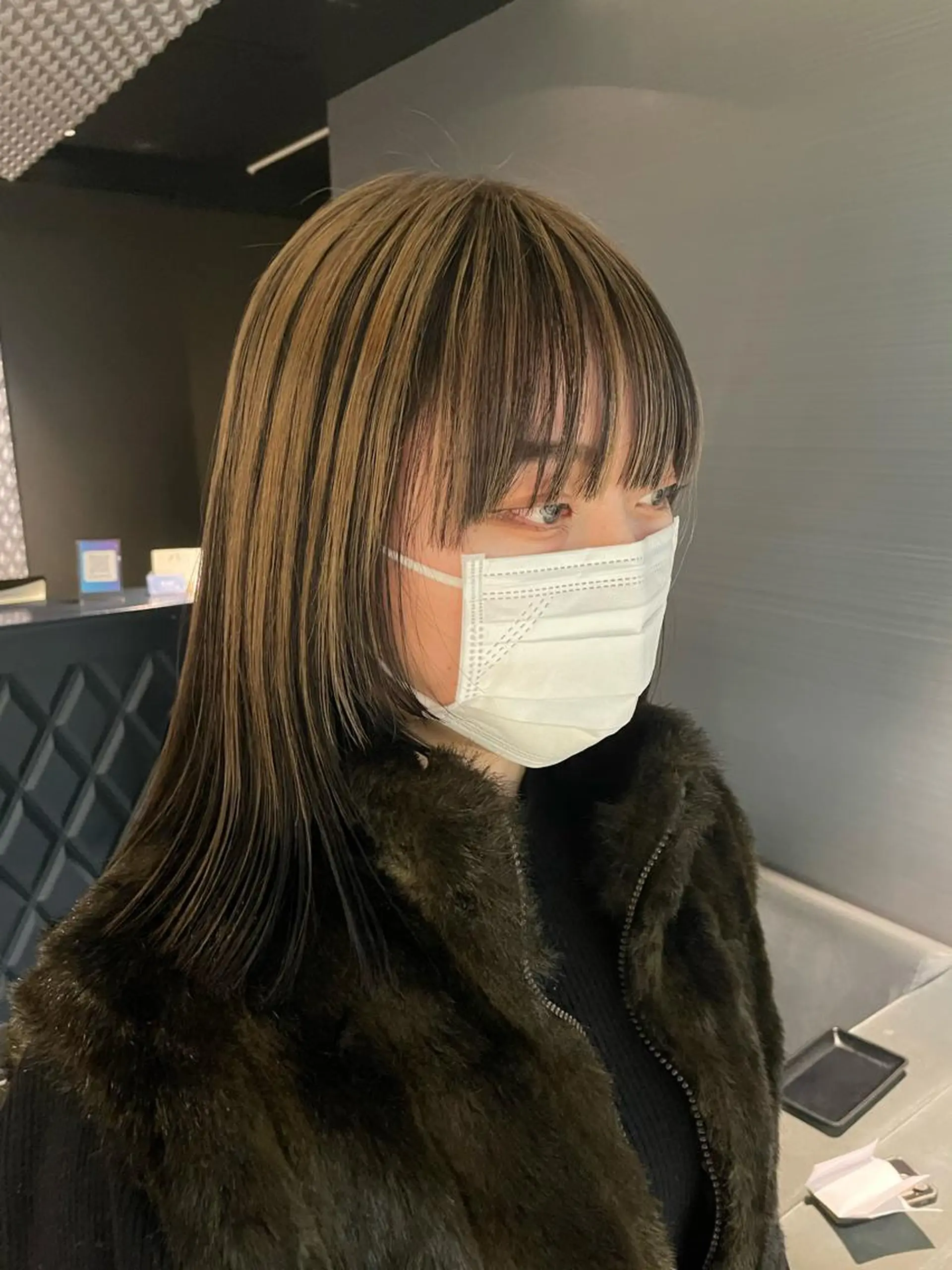 セミロング ボブ/艶カラー/ 縮毛矯正/寺岡祐斗のヘアスタイル