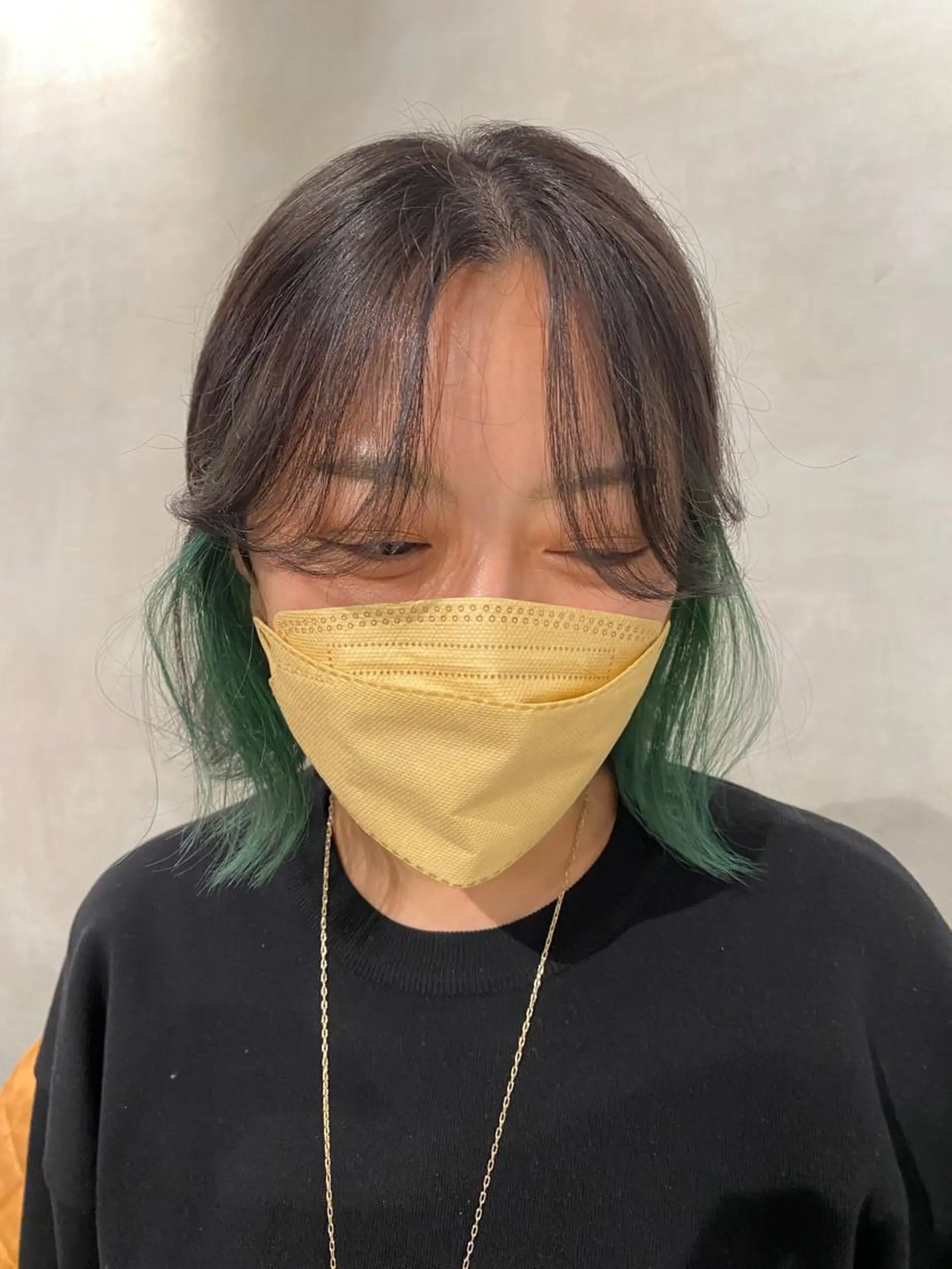 ミディアム カラー カット ヘアカラー トリートメント 【髪質改善】 梅田　聡のヘアスタイル