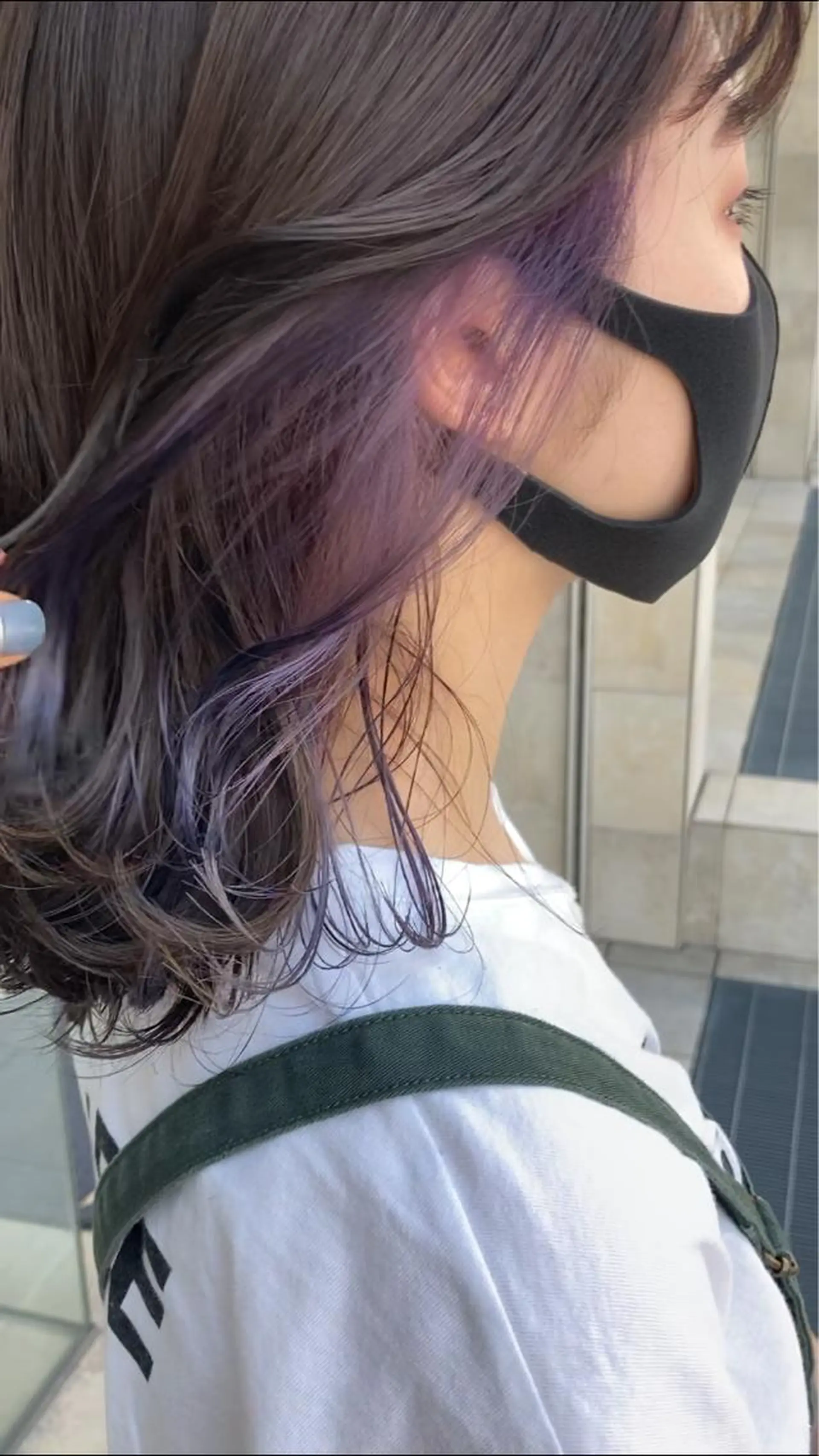 ミディアム カラー 田中 あかねのヘアスタイル