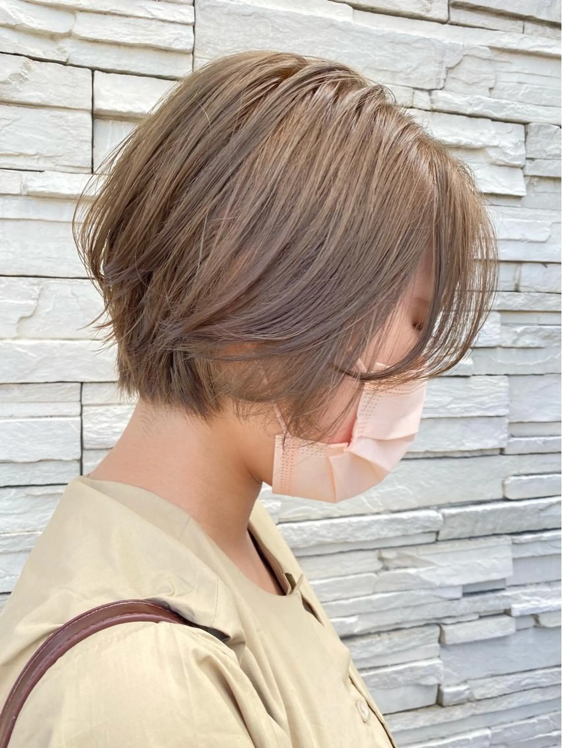 ショート カラー 透明感カラーブリーチ 🌼シゲモトアヤ🌼のヘアスタイル