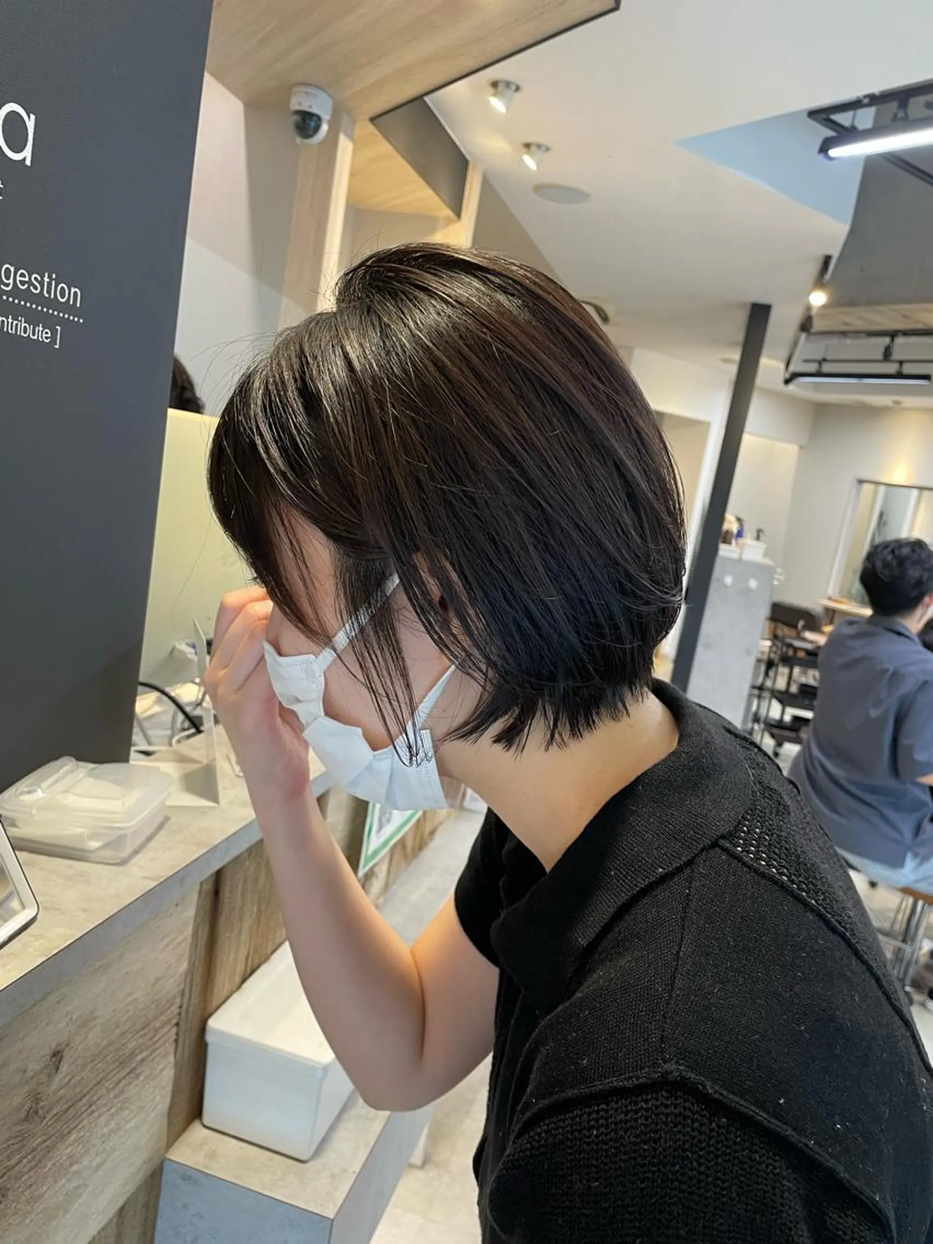 ショート ショートボブ ボブ ショートヘア カット トリートメント Letters〜letters hair design〜所属・ショート✨顔まわり マツモト　ショウゴのヘアスタイル