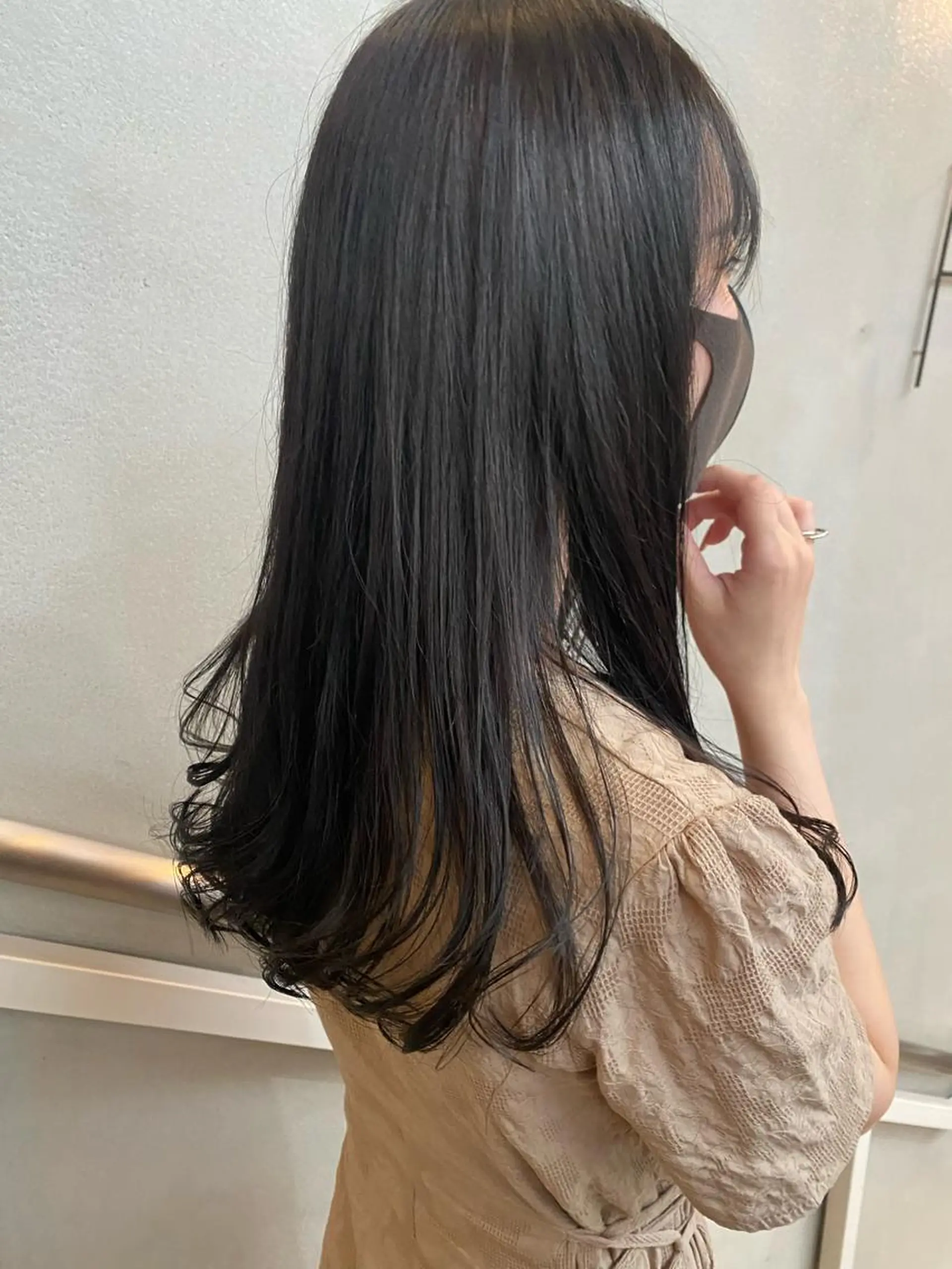 ロング 艶カラー　宮﨑 蒼のヘアスタイル