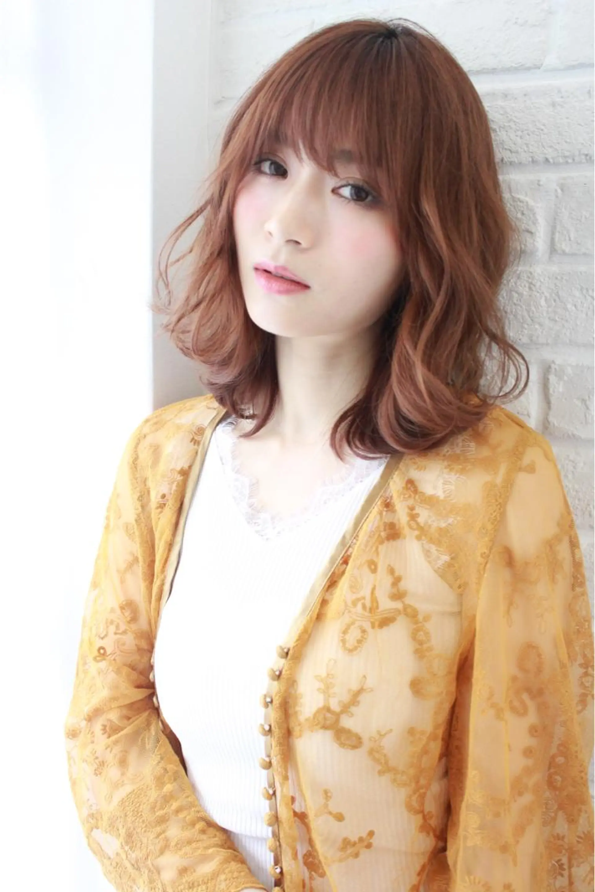 ミディアム 増田 晃士のヘアスタイル