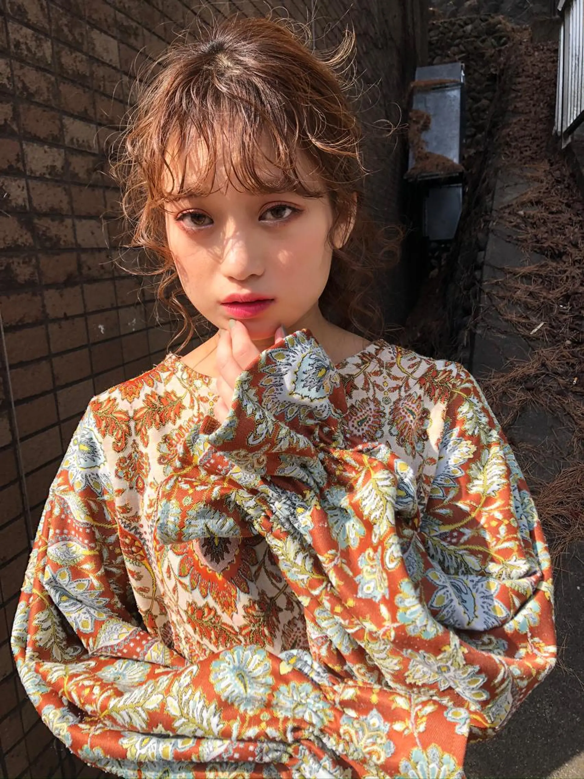 ミディアム カット ヘアカラー アートディレクター ワダヒサノリのヘアスタイル