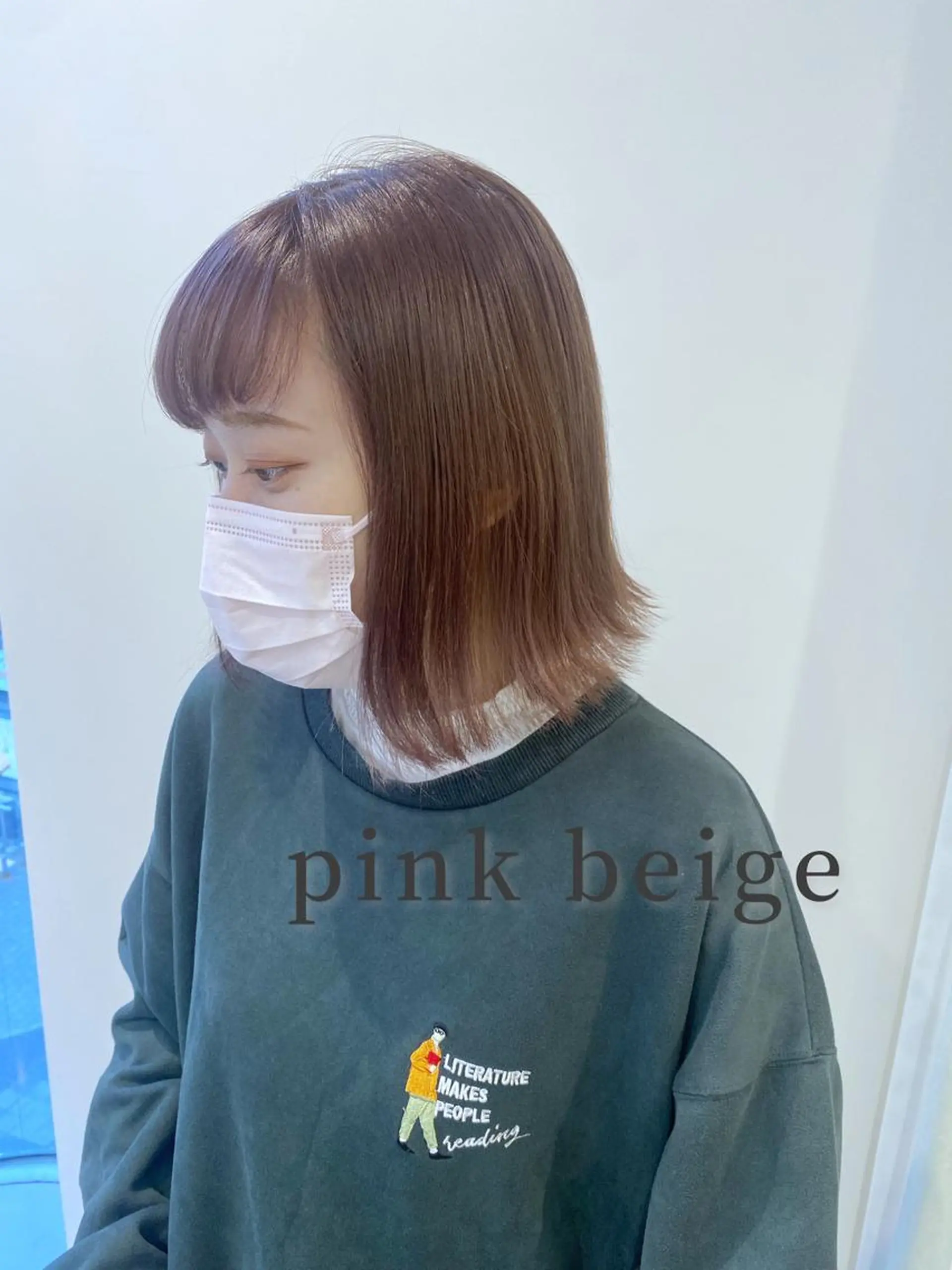 ショート カラー カット ヘアカラー 小顔レイヤー/ ベージュ🤍Rieのヘアスタイル