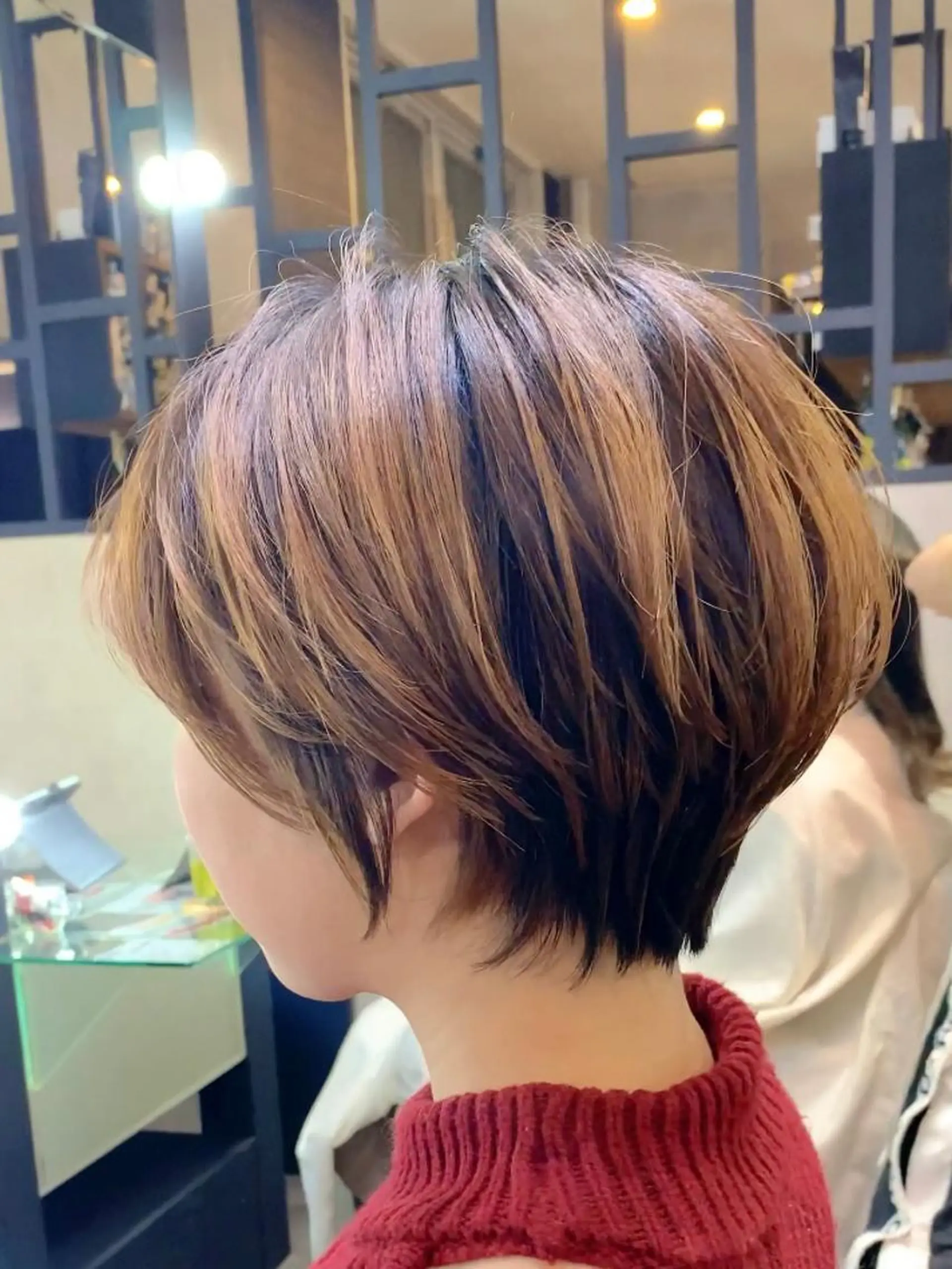 ショート くびれヘア ショートヘア カット B E C H I C O〔べち子〕のヘアスタイル