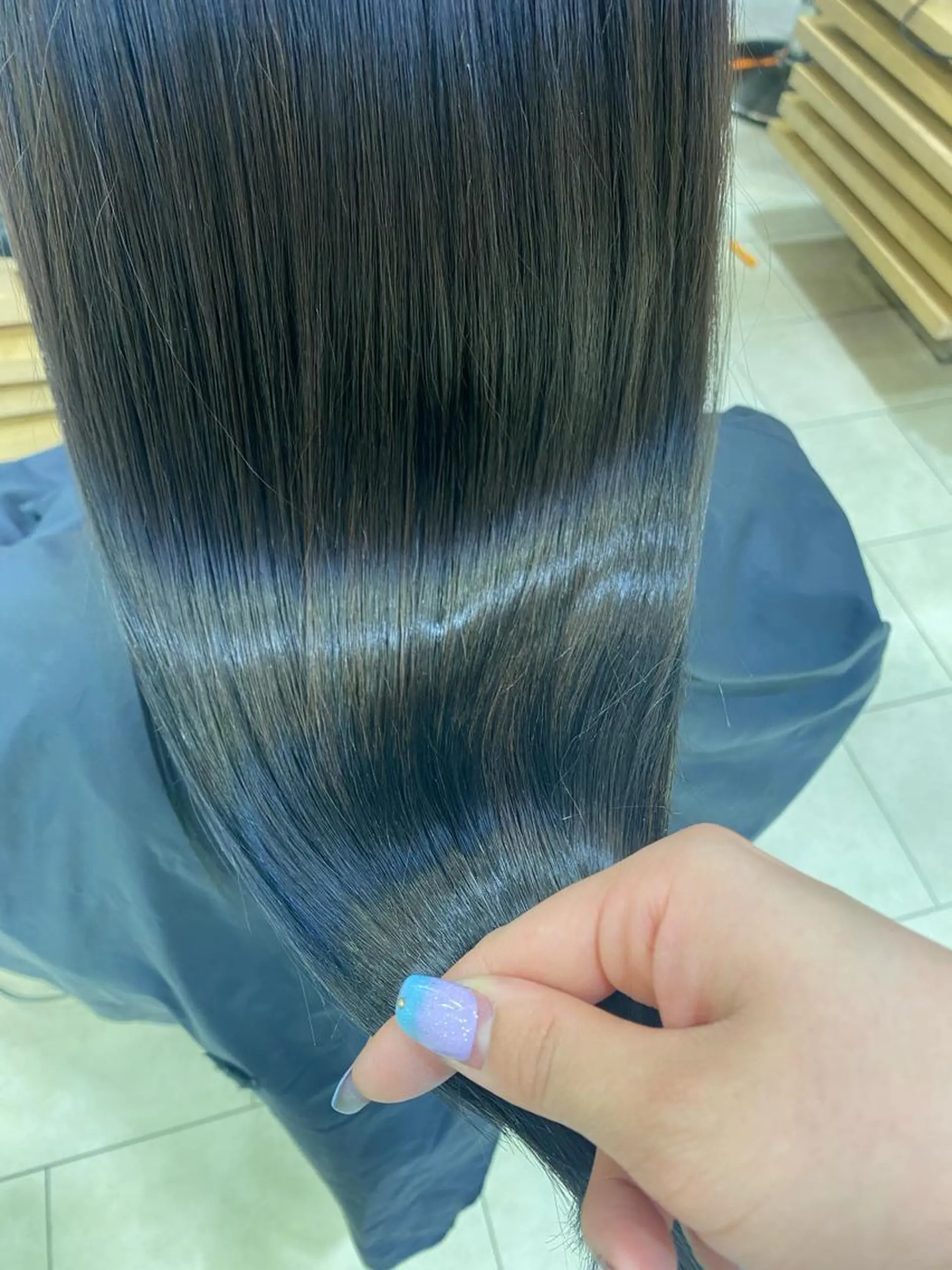 ロング カラー ヘアアレンジ TSUNA 🌙 Lim 五反田のマツエク・マツパデザイン